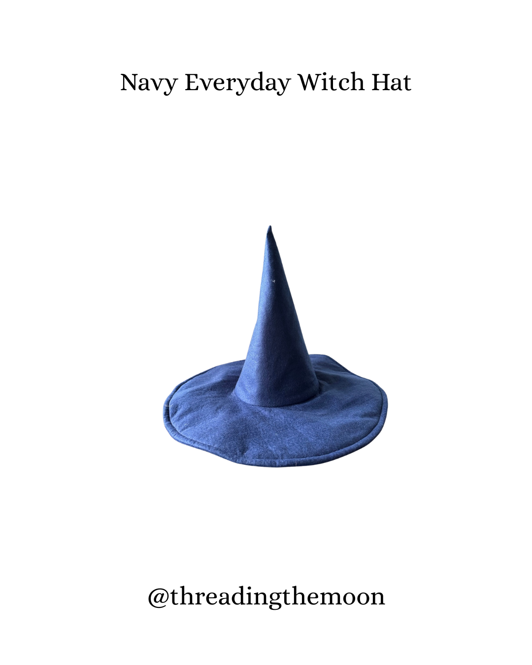 Everyday Navy Witch Hat