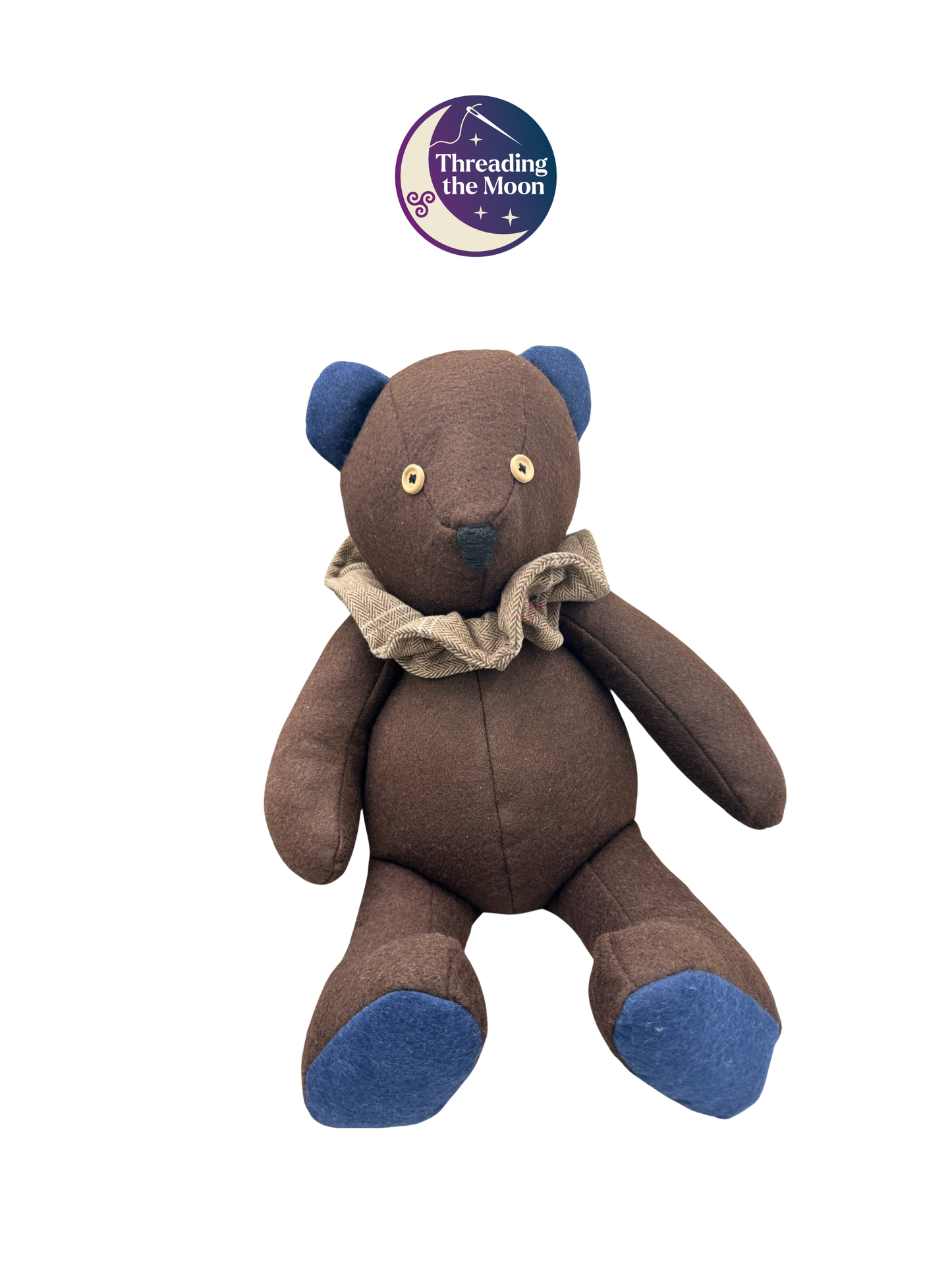 Handmade Heirloom Teddy Bear – Traditional Felt Bear