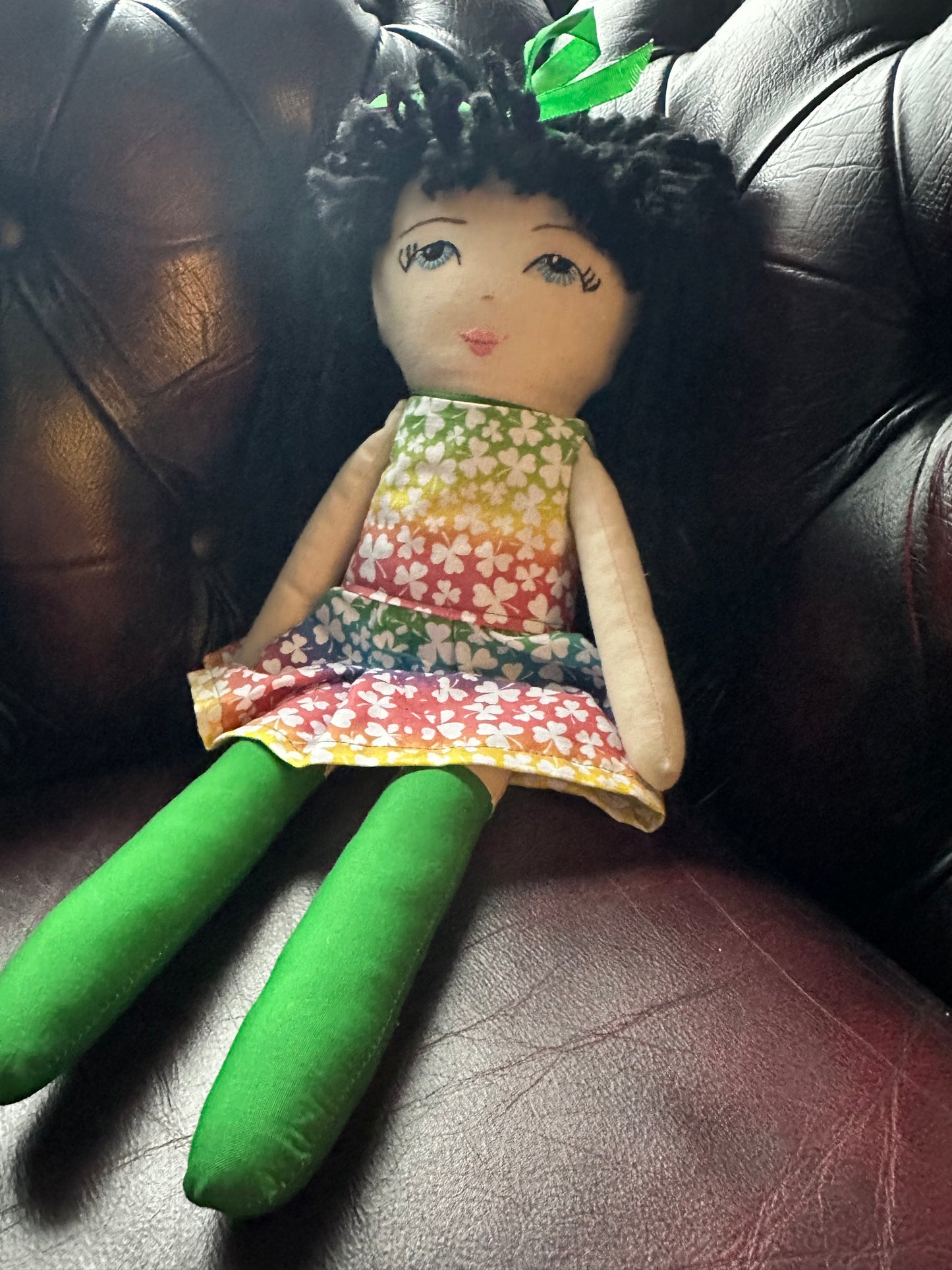 Handmade Linen Cloth Doll – Heirloom Art Doll