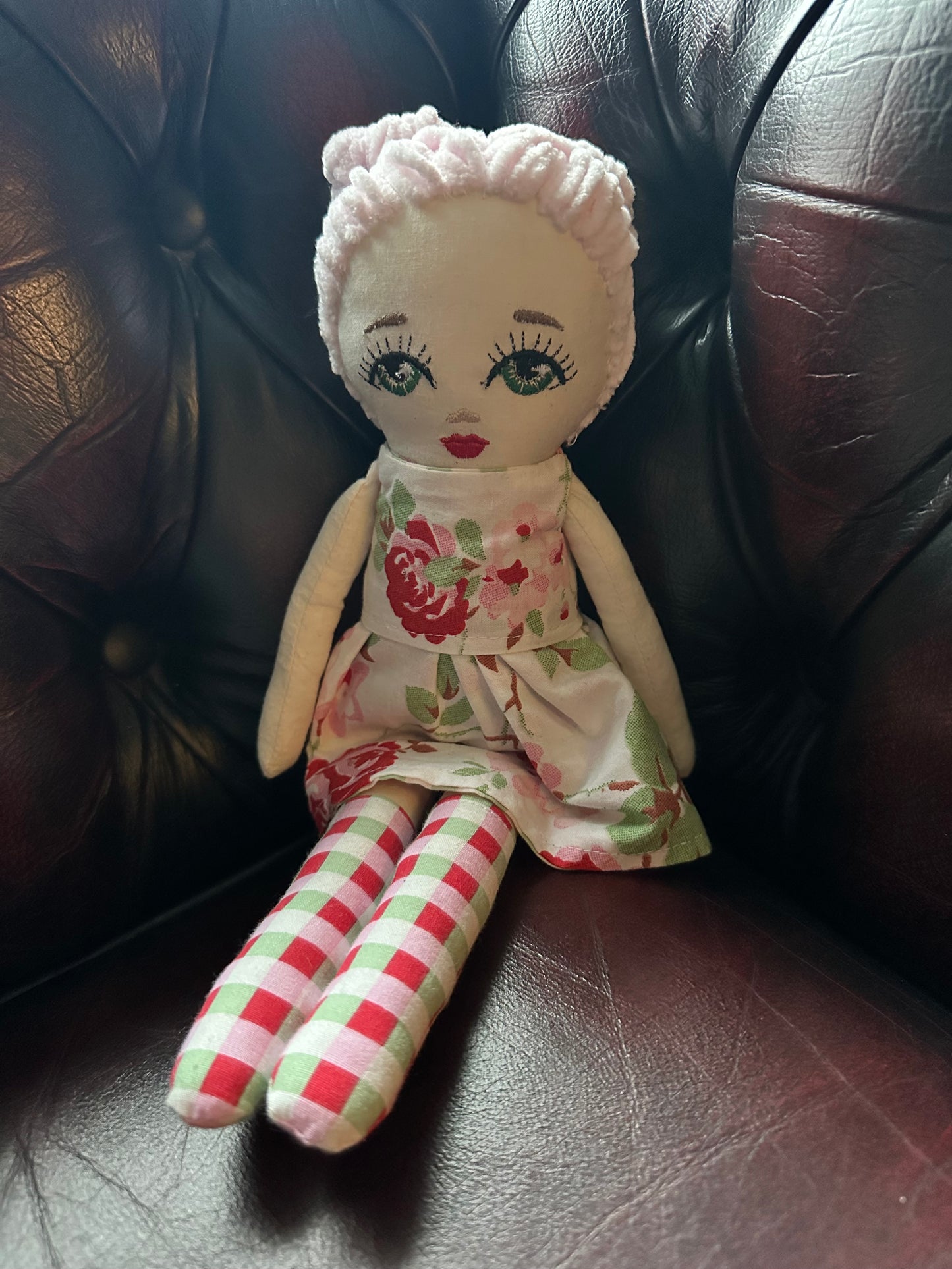Handmade Vintage Rose Cloth Doll