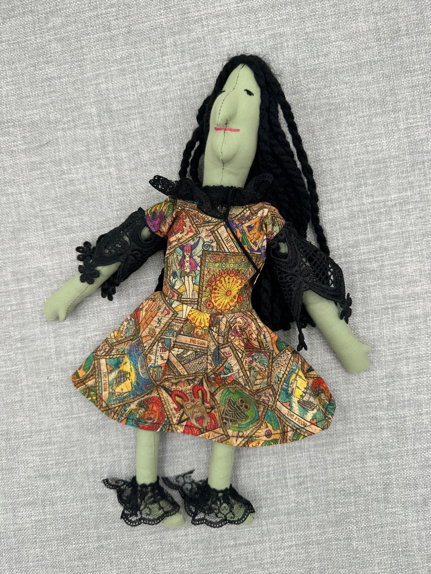 Traditional Tarot Witch Art Doll