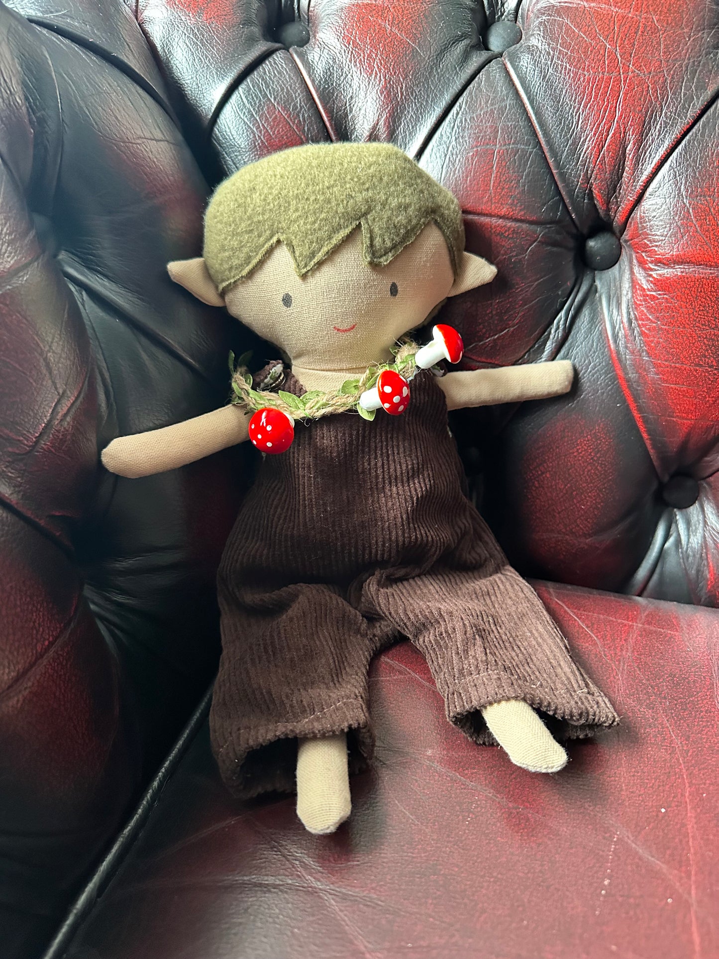 Forest Boy Pixie Art Doll - Handmade OOAK