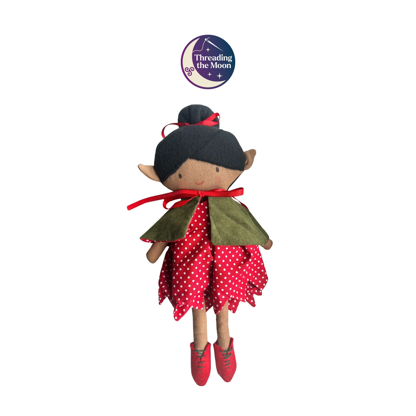 Forest Pixie Cloth Art Doll  - Handmade OOAK
