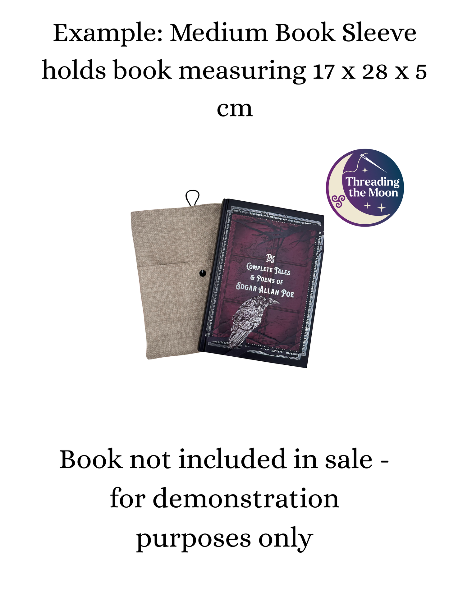 Celtic Cross Embroidered Book Sleeve
