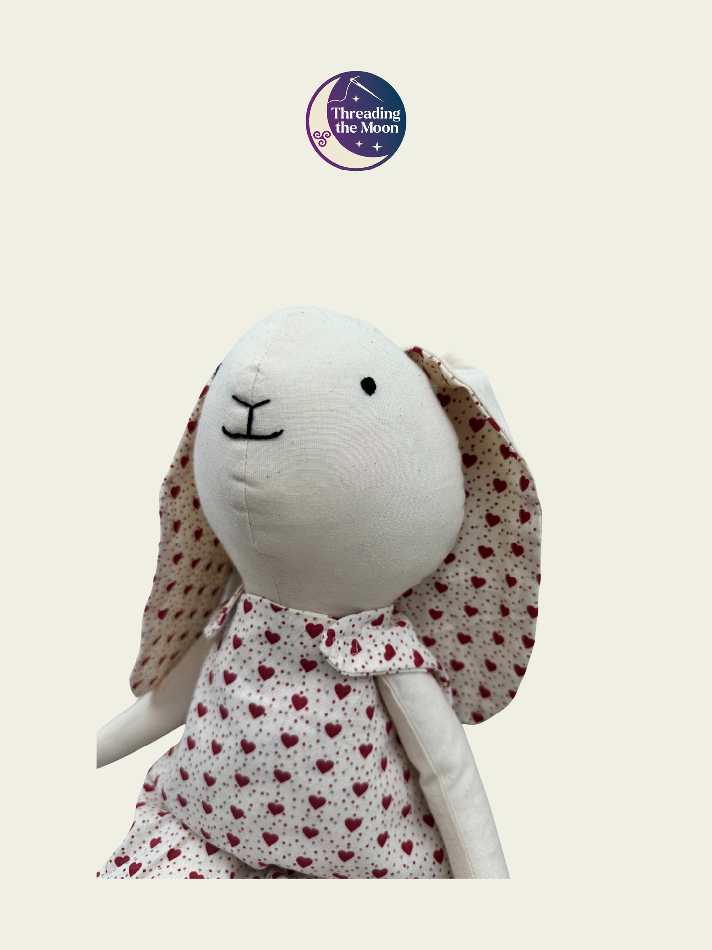 Handmade Cotton Bunny Art Doll