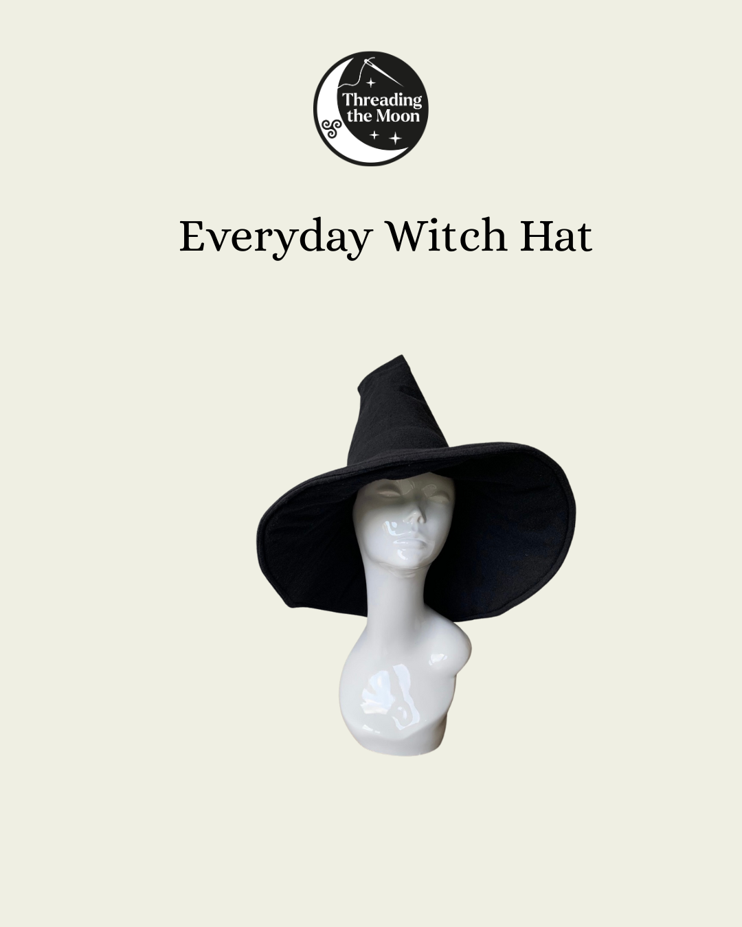 Everyday Black Witch Hat