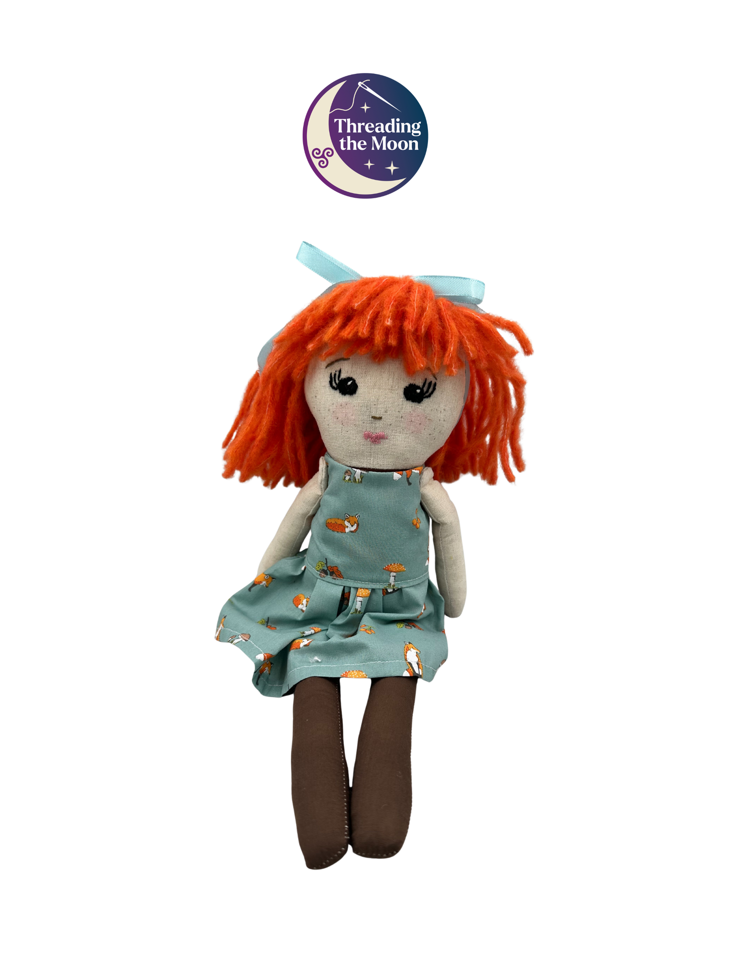 Handmade Linen Cloth Doll –  Heirloom Art Doll
