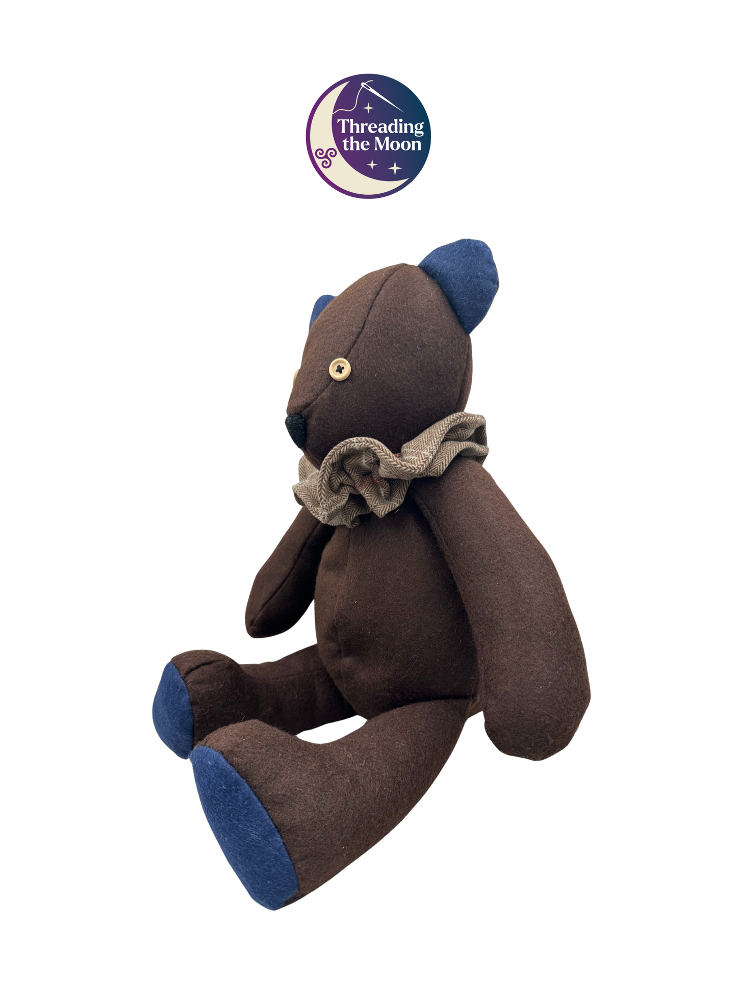 Handmade Heirloom Teddy Bear – Traditional Felt Bear