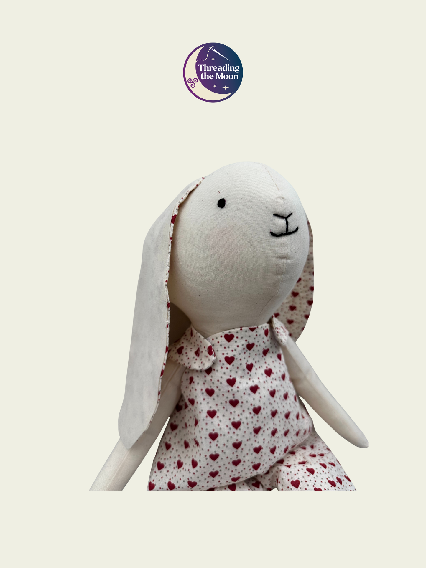 Handmade Cotton Bunny Art Doll