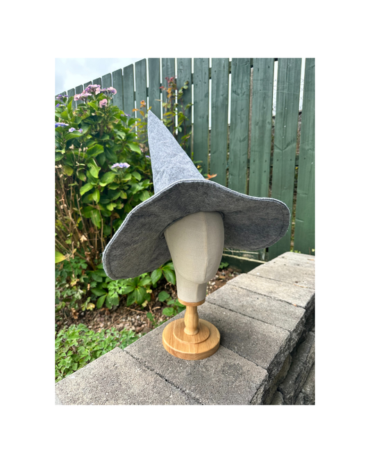 Grey / Gray Statement Witch Hat