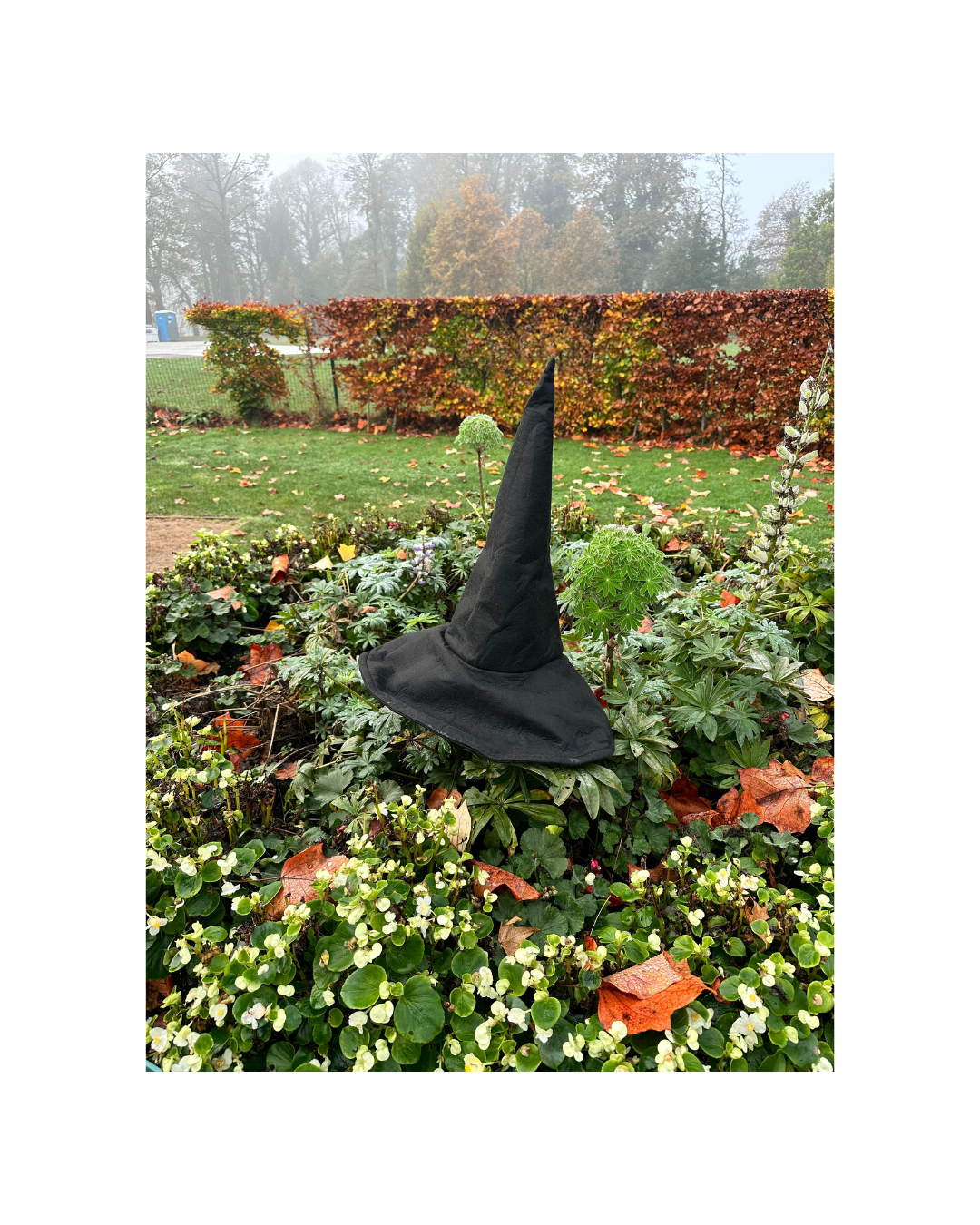 Black Sloped Brim Wandering Wizard Hat