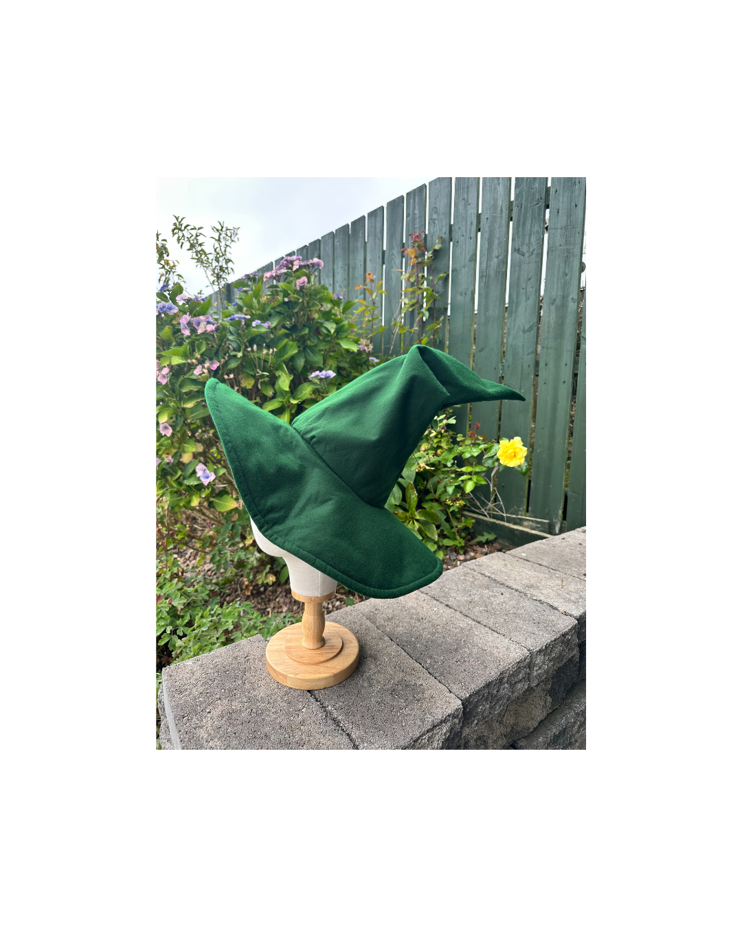 Green Statement Witch Hat