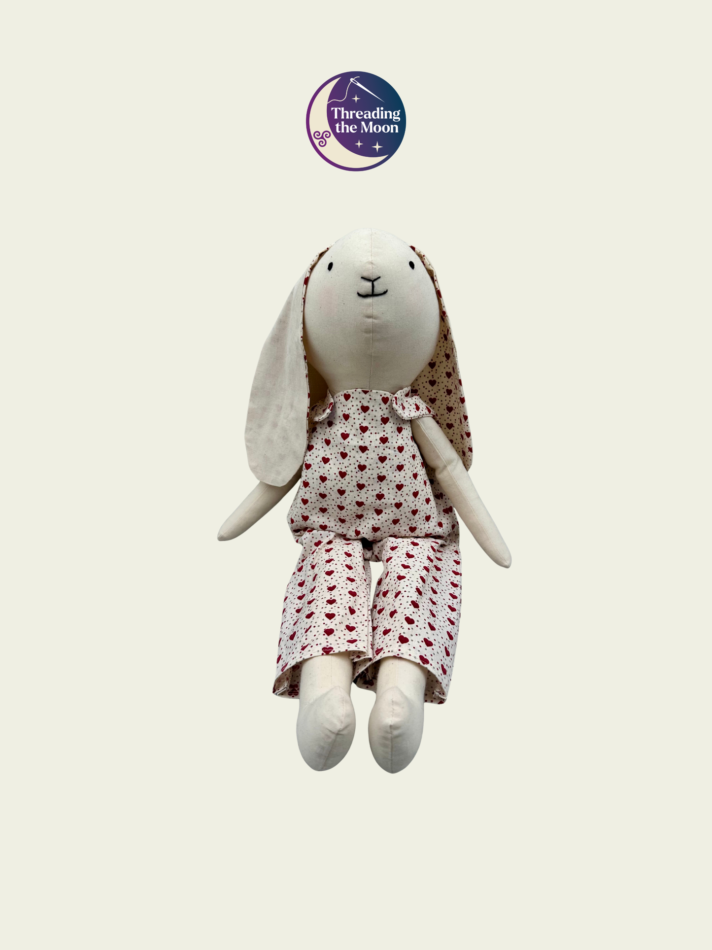 Handmade Cotton Bunny Art Doll