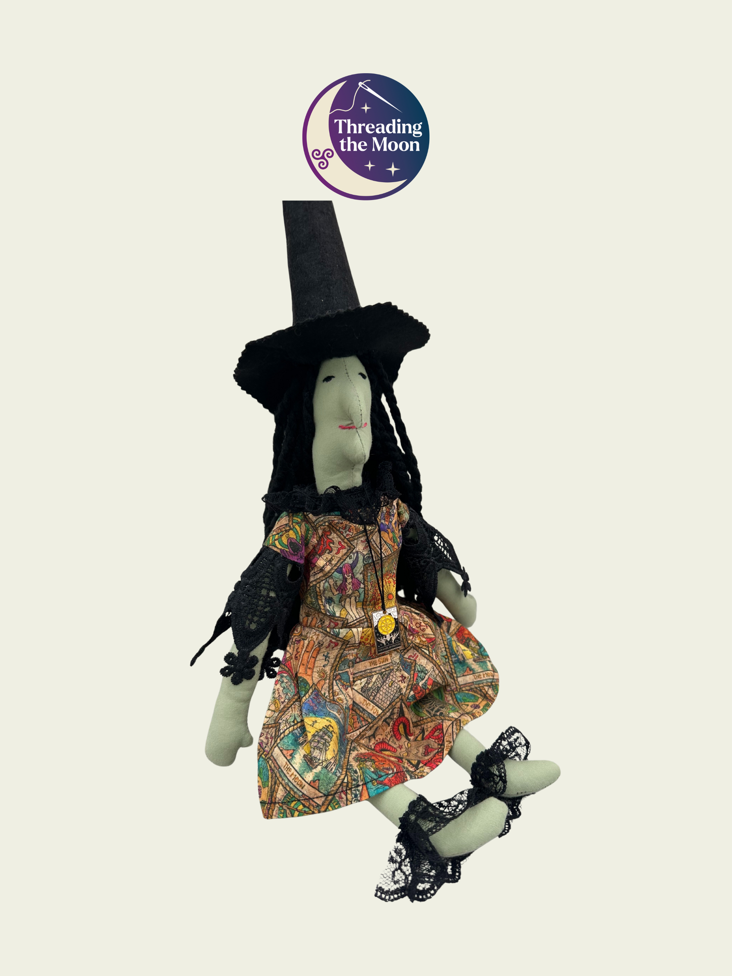 Traditional Tarot Witch Art Doll