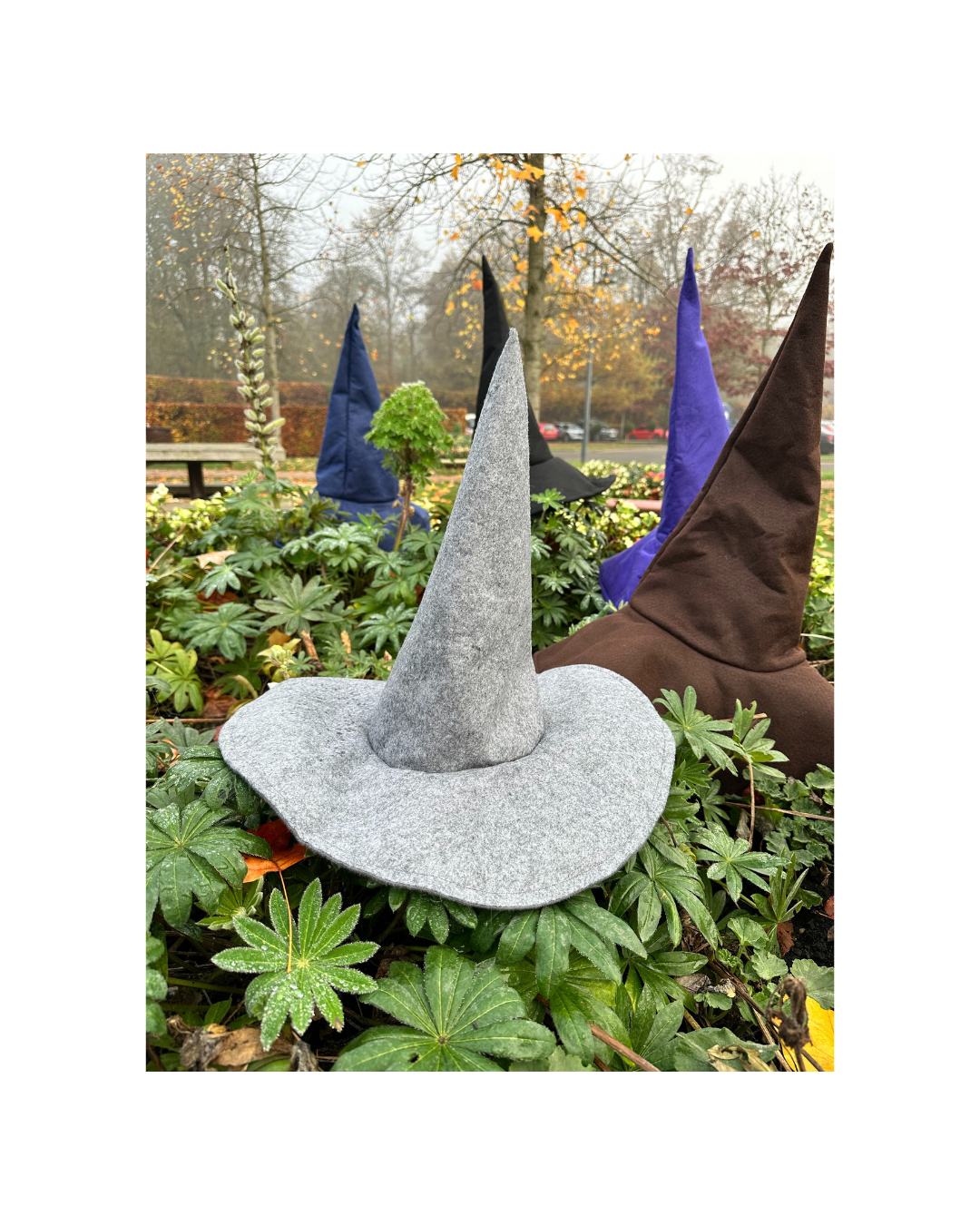 Grey / Gray Statement Witch Hat