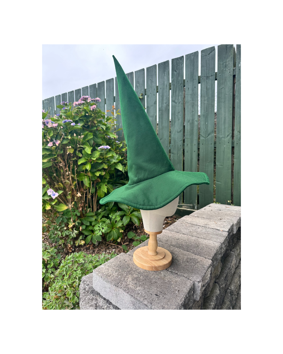 Green Statement Witch Hat