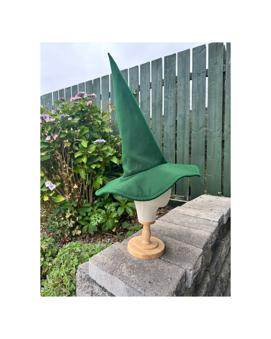 Green Statement Witch Hat