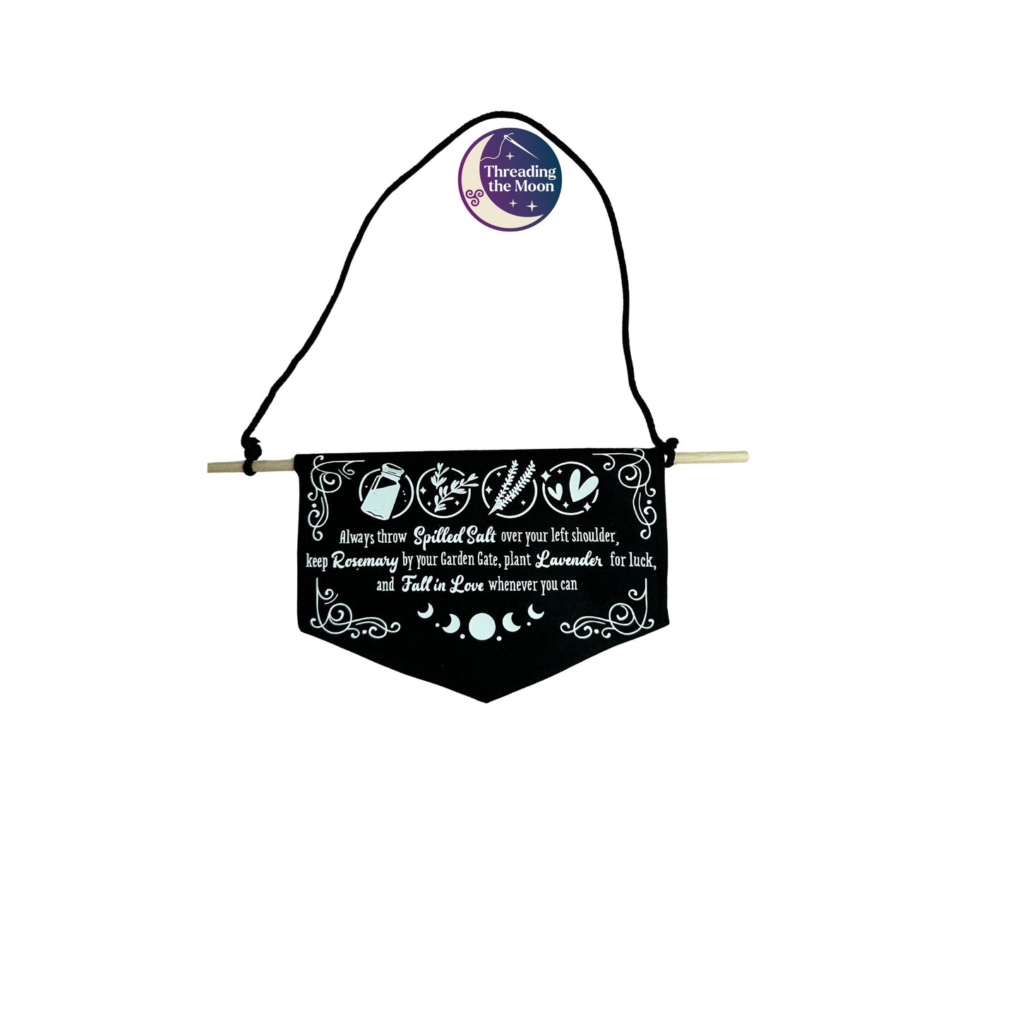 Witchy Felt Mini Wall Hanging