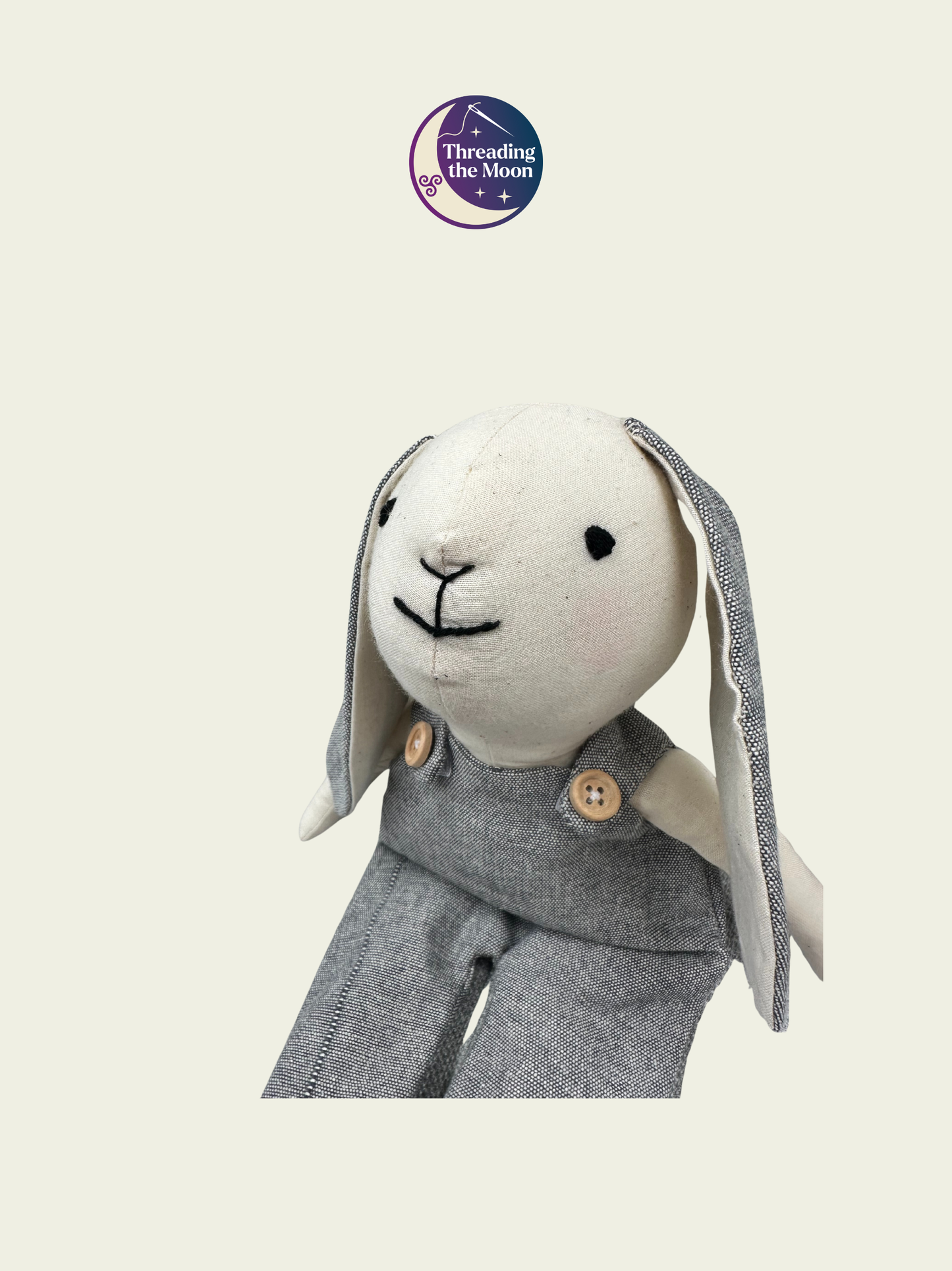Handmade Cotton Bunny Art Doll