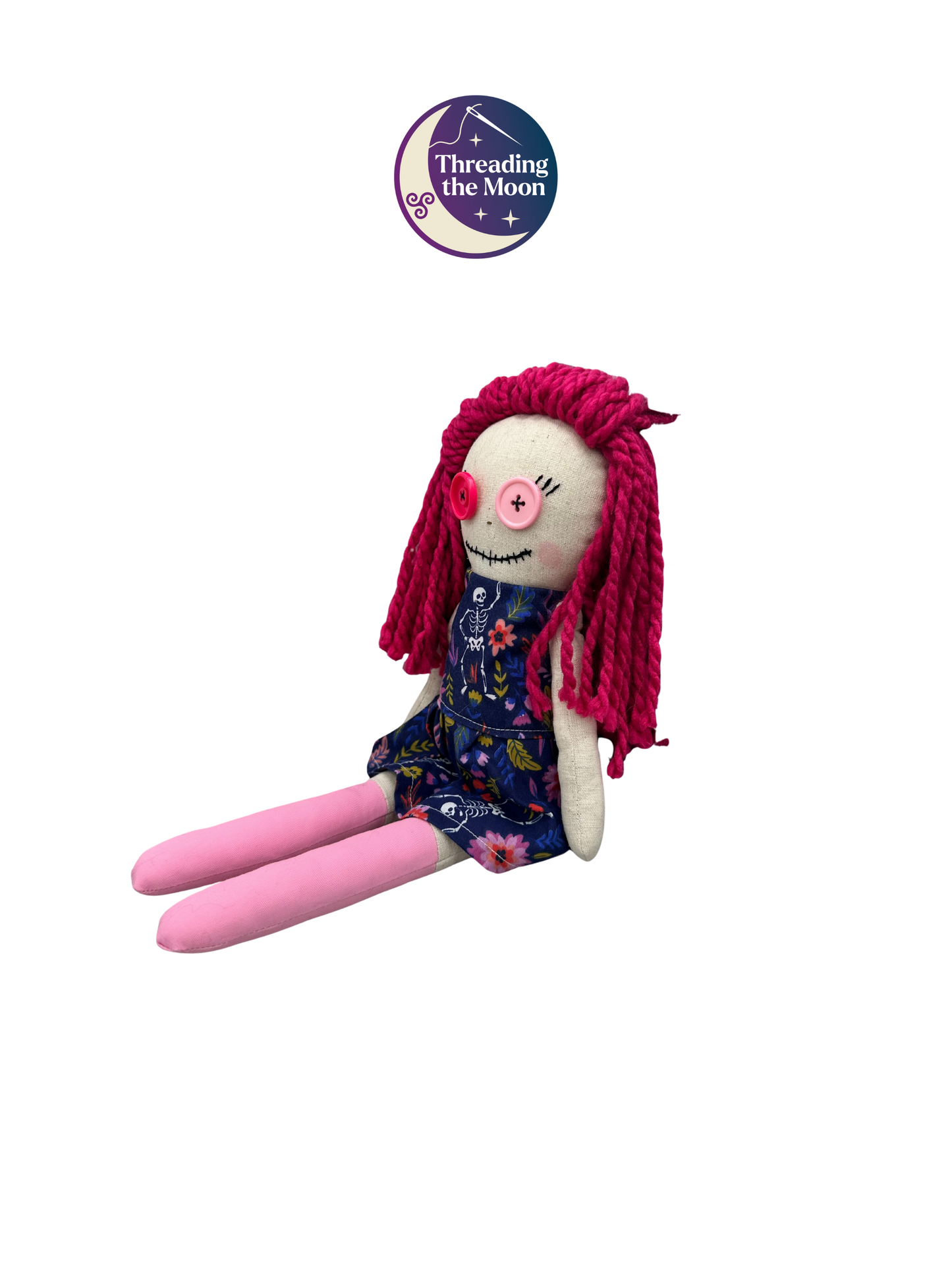 Handmade Voodoo-Inspired Cloth Doll