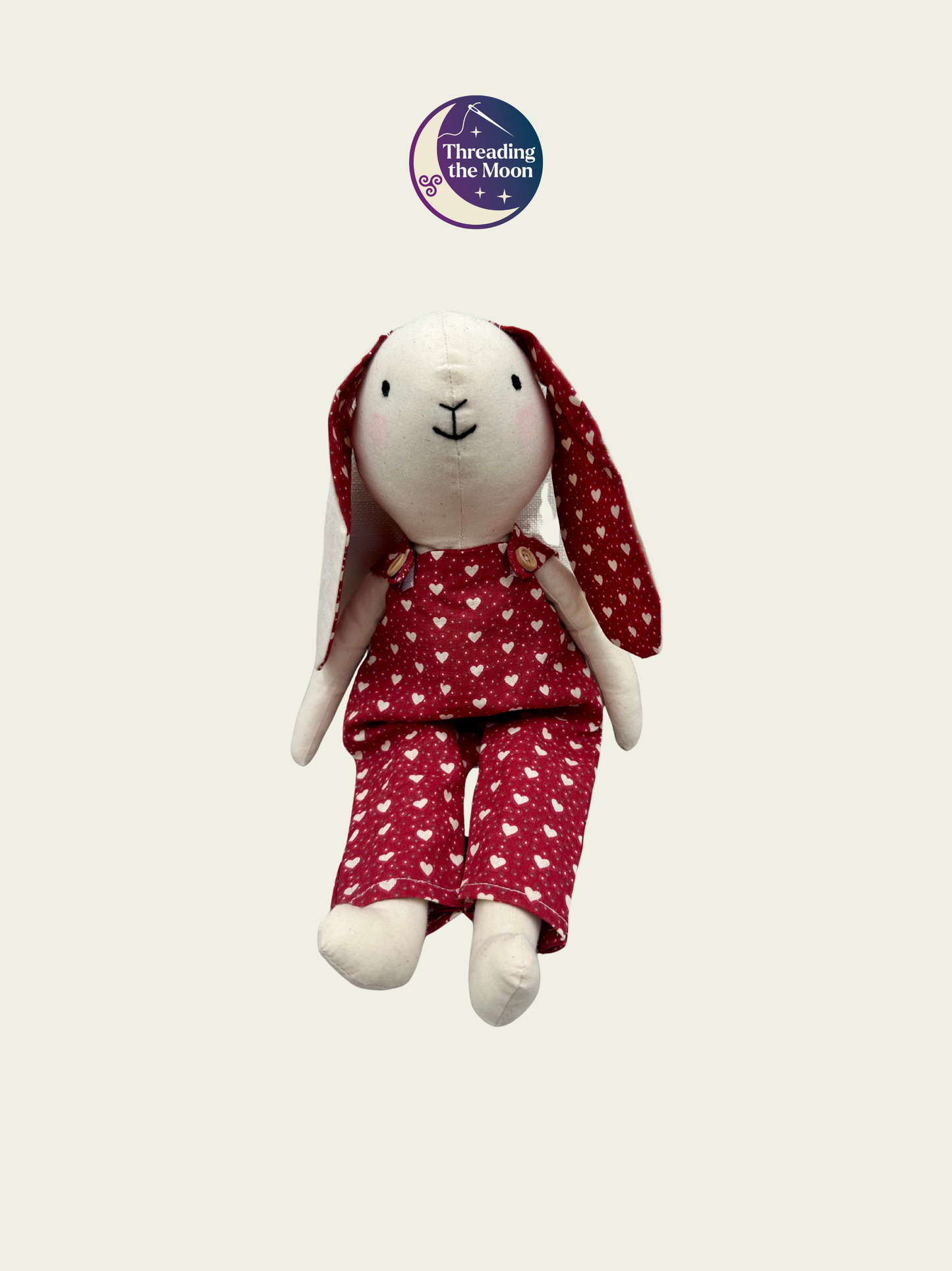 Handmade Cotton Bunny Art Doll