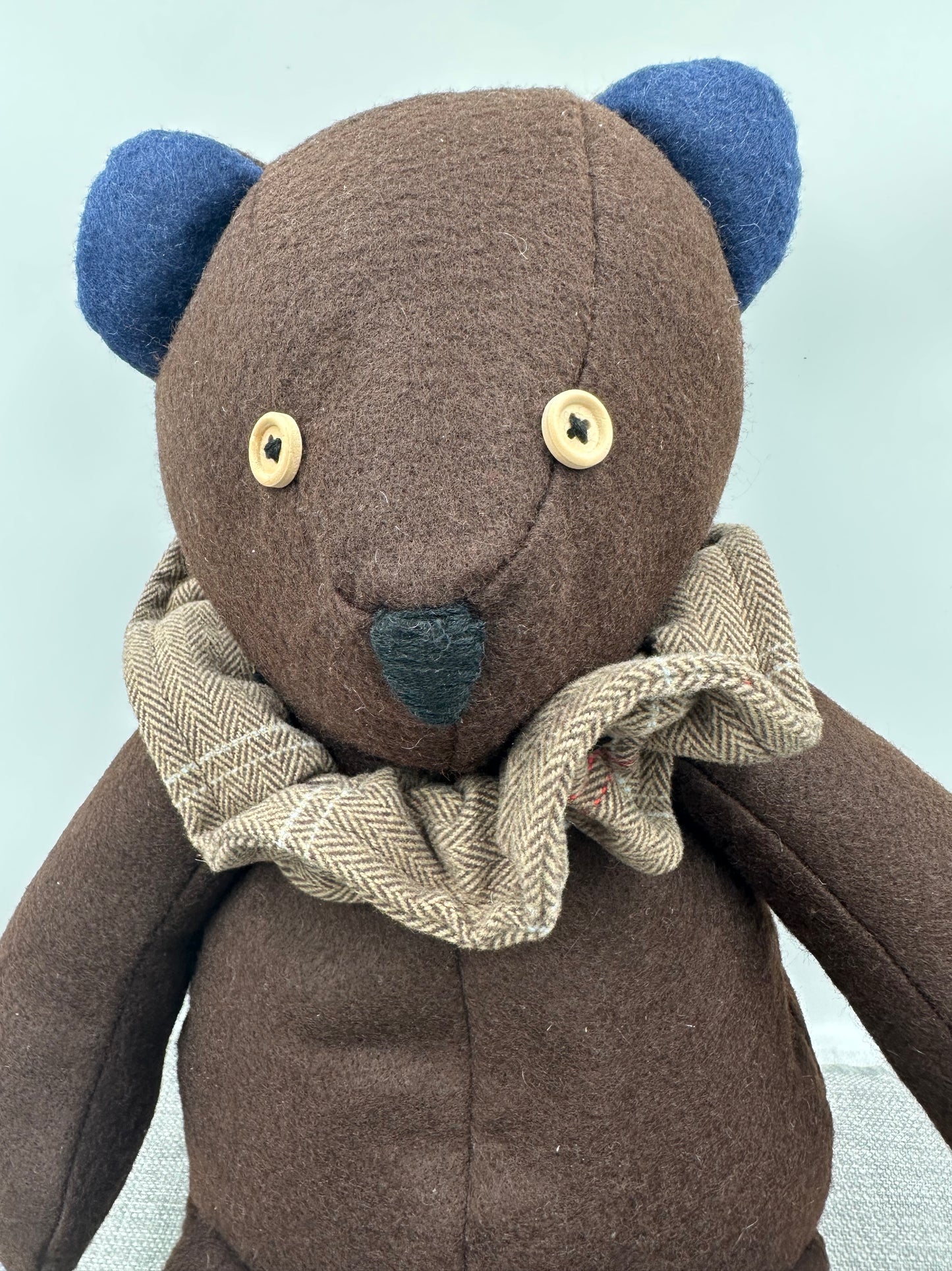 Handmade Heirloom Teddy Bear – Traditional Felt Bear