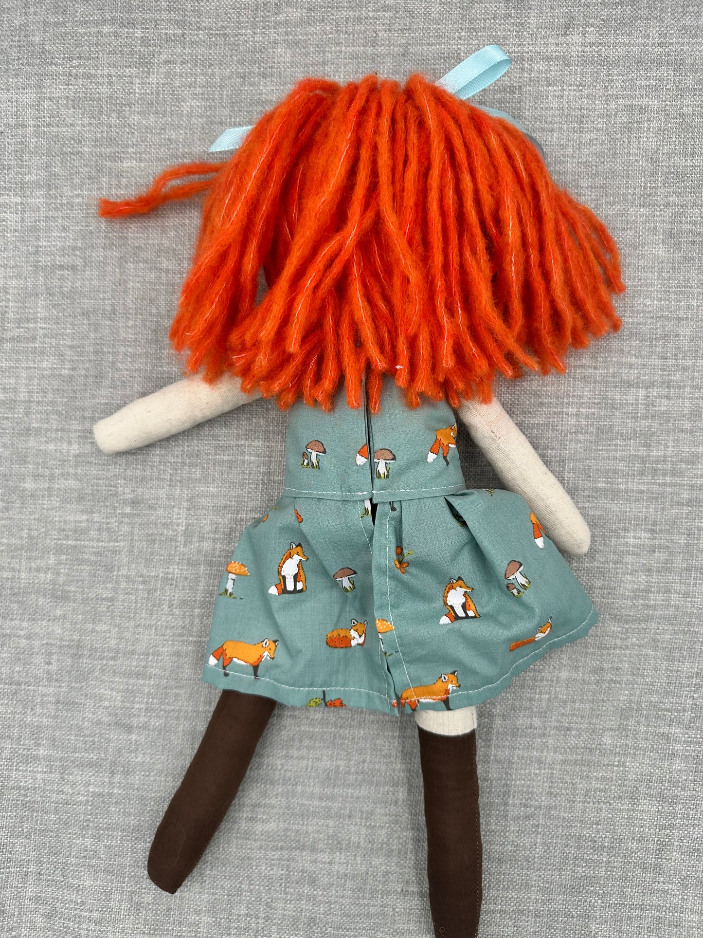 Handmade Linen Cloth Doll –  Heirloom Art Doll