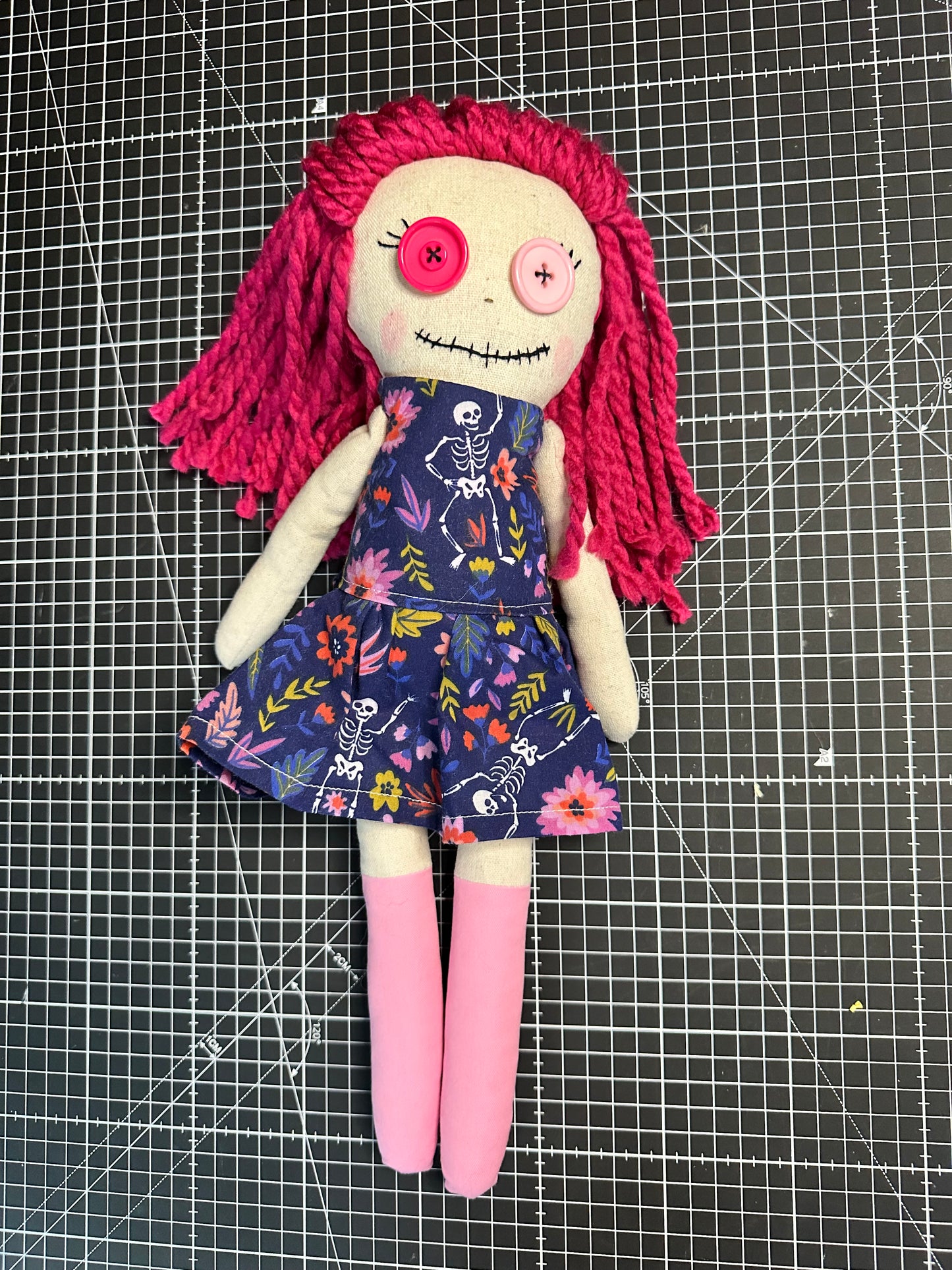 Handmade Voodoo-Inspired Cloth Doll