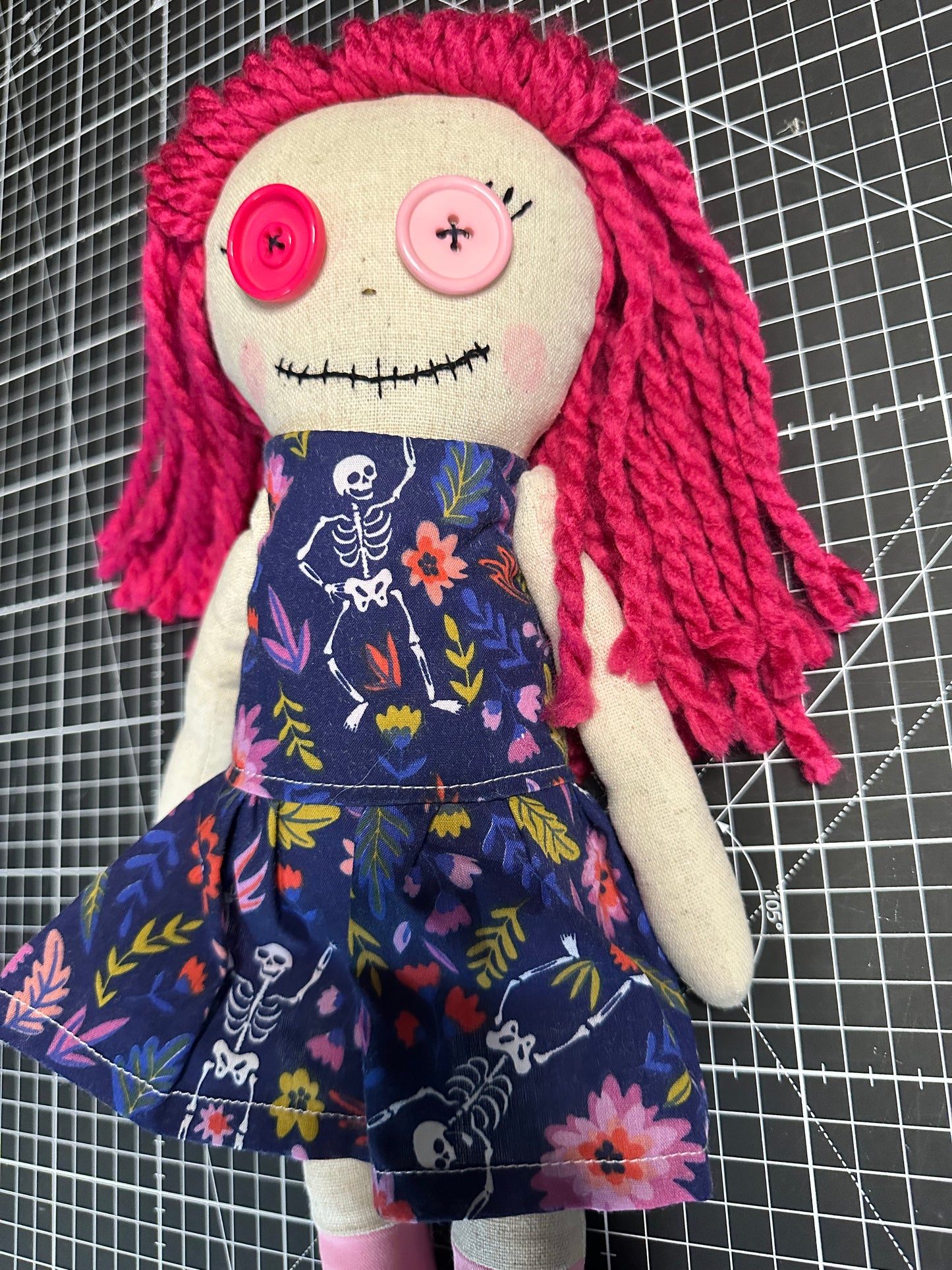 Handmade Voodoo-Inspired Cloth Doll
