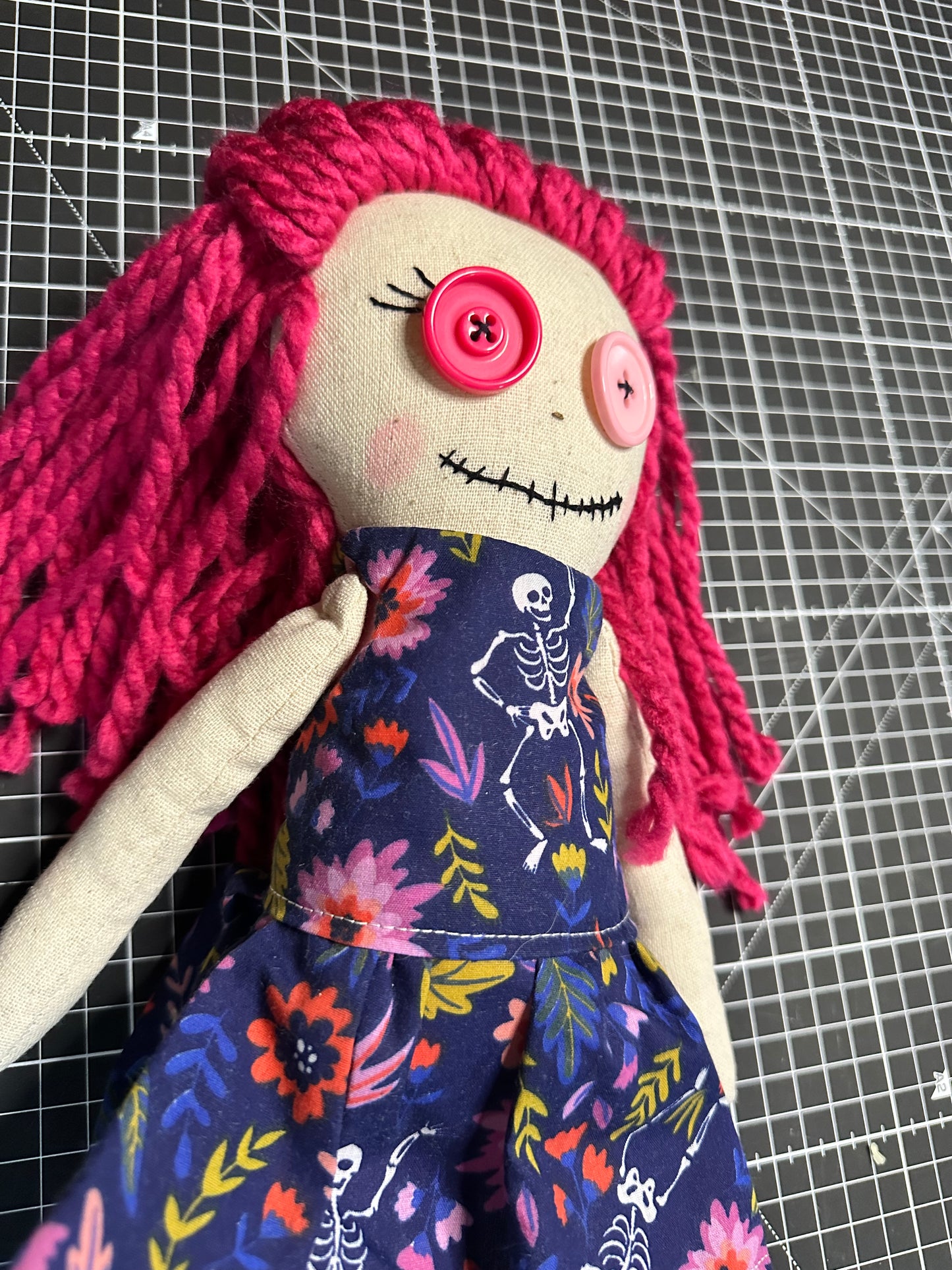 Handmade Voodoo-Inspired Cloth Doll