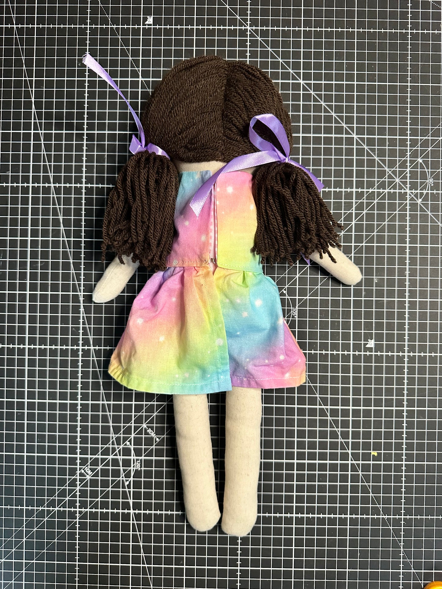 Handmade Linen Cloth Doll –  Heirloom Art Doll