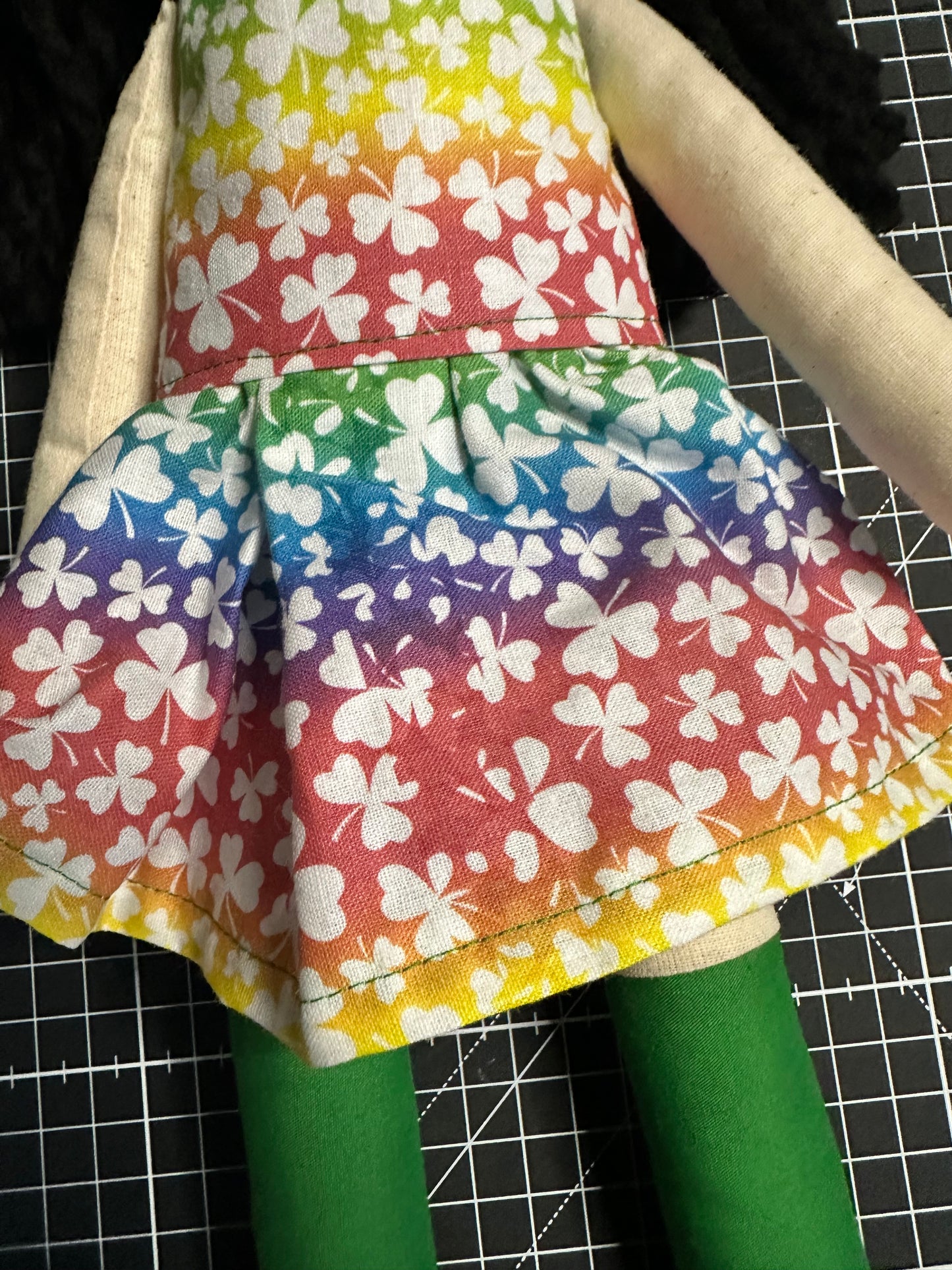 Handmade Linen Cloth Doll –  Heirloom Art Doll