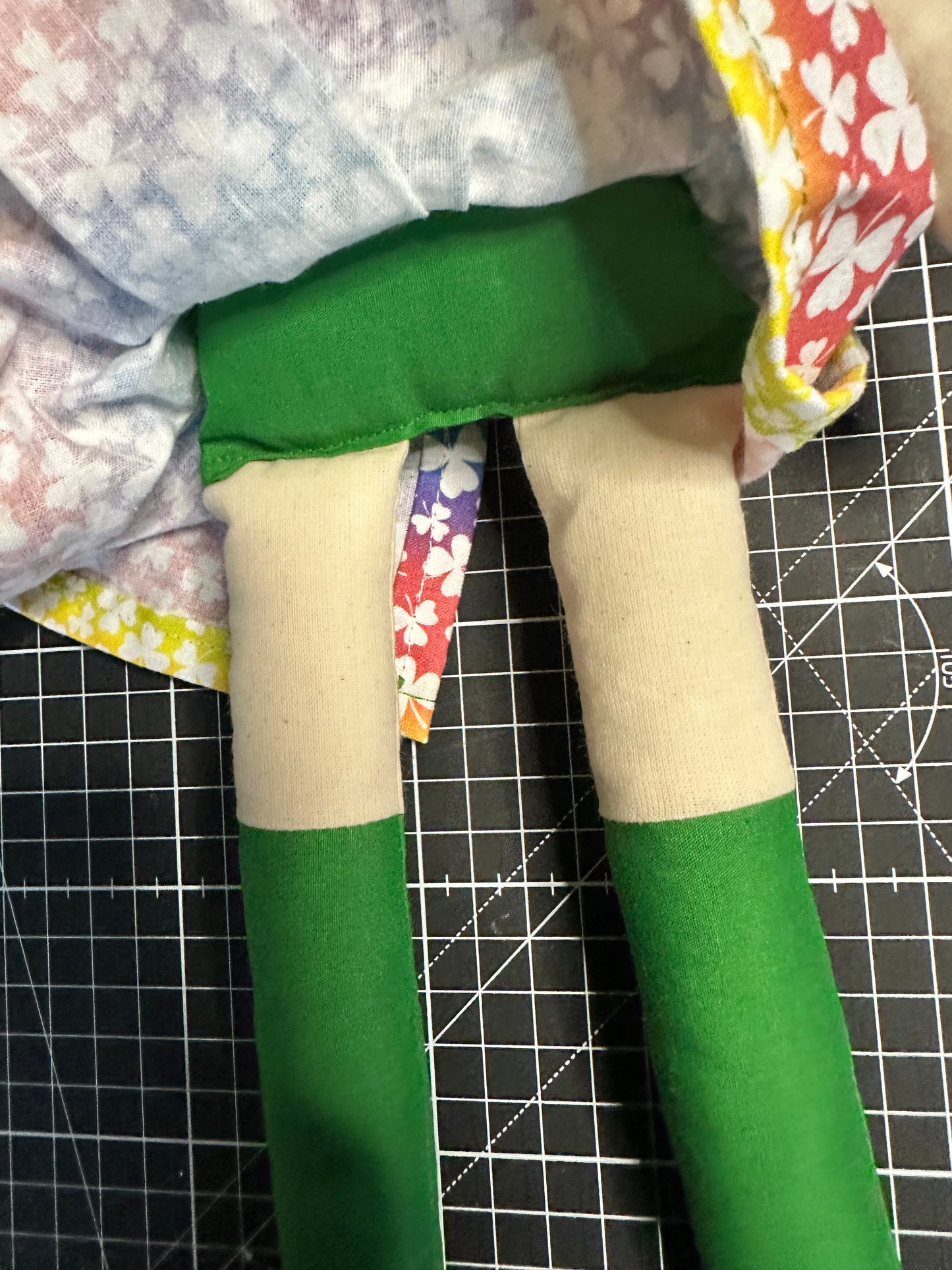 Handmade Linen Cloth Doll –  Heirloom Art Doll