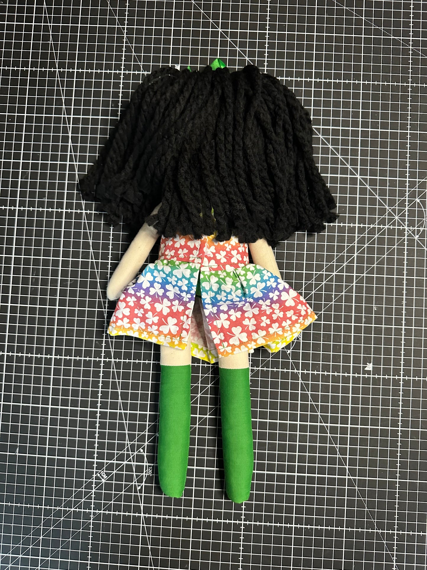 Handmade Linen Cloth Doll –  Heirloom Art Doll