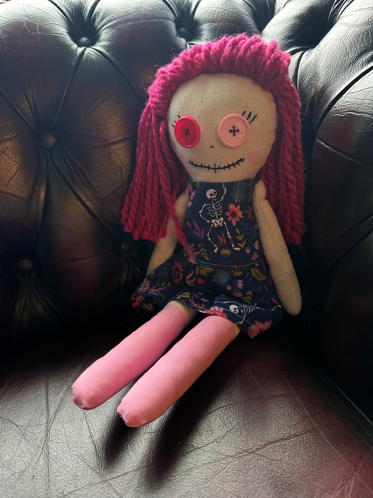Handmade Voodoo-Inspired Cloth Doll