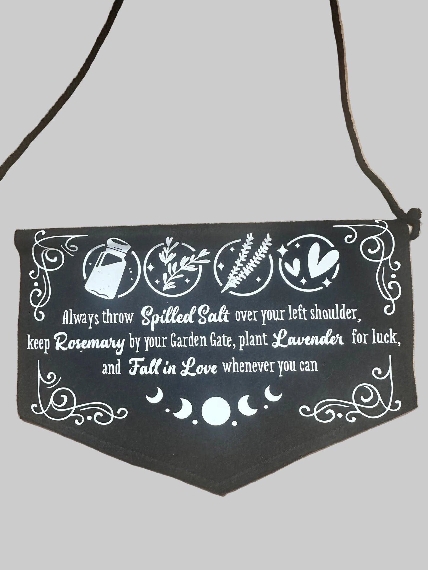 Witchy Felt Mini Wall Hanging