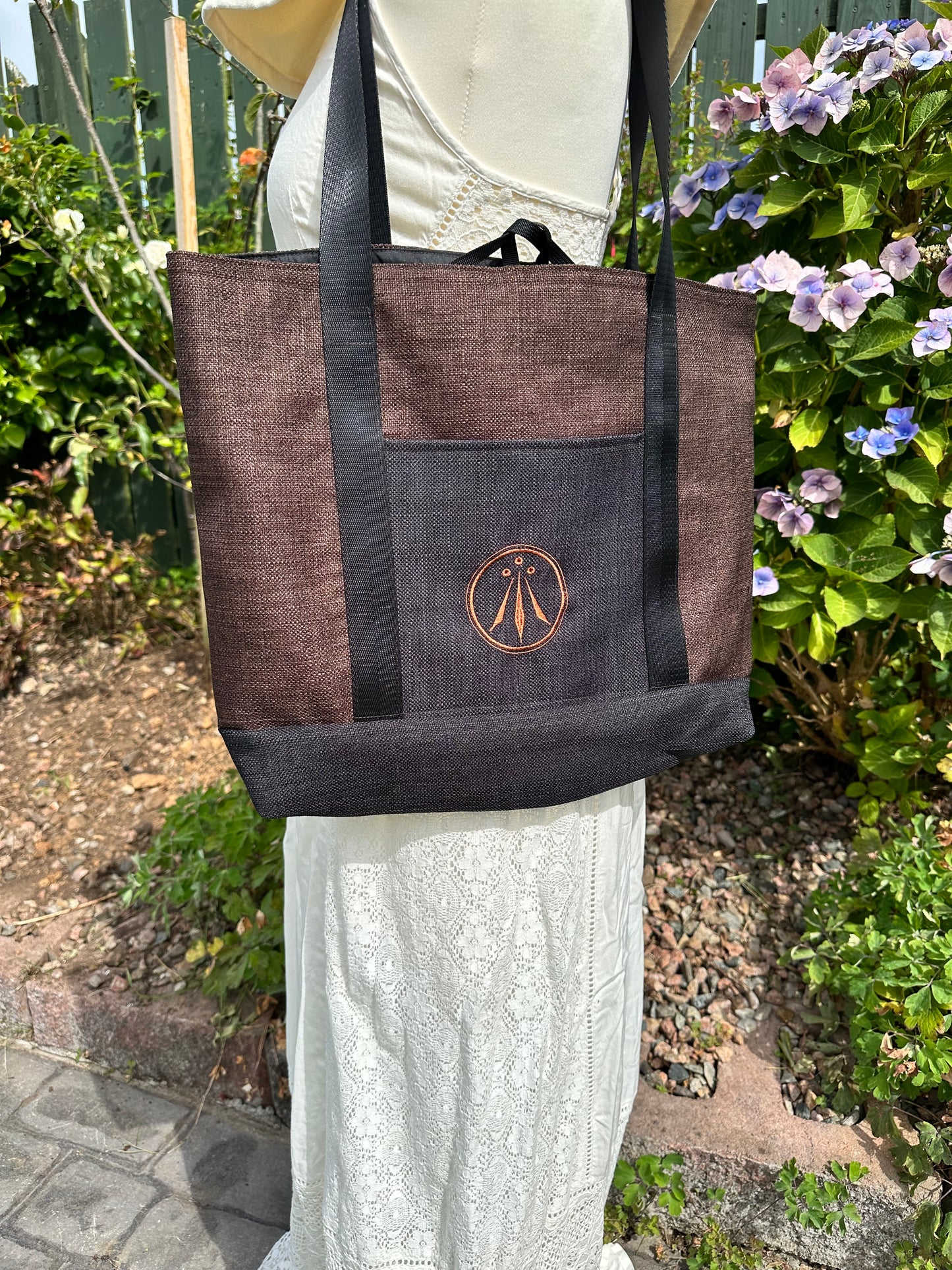 Awen Symbol Handmade Tote Bag