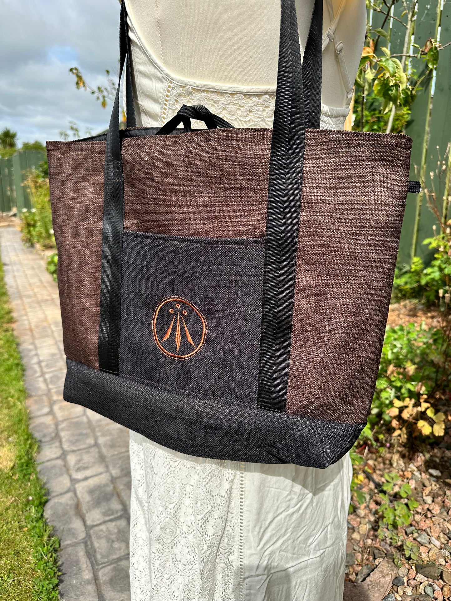 Awen Symbol Handmade Tote Bag