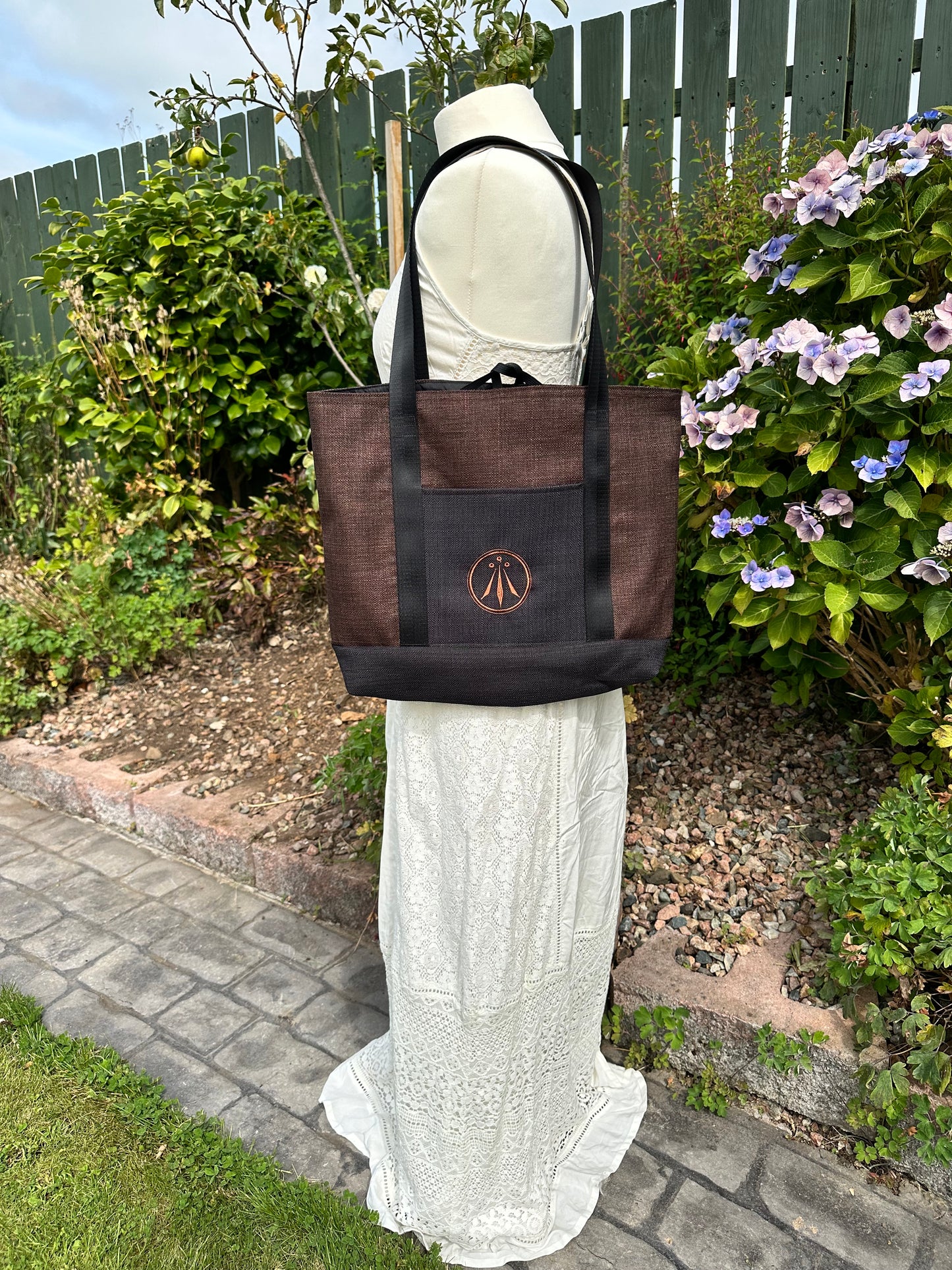 Awen Symbol Handmade Tote Bag