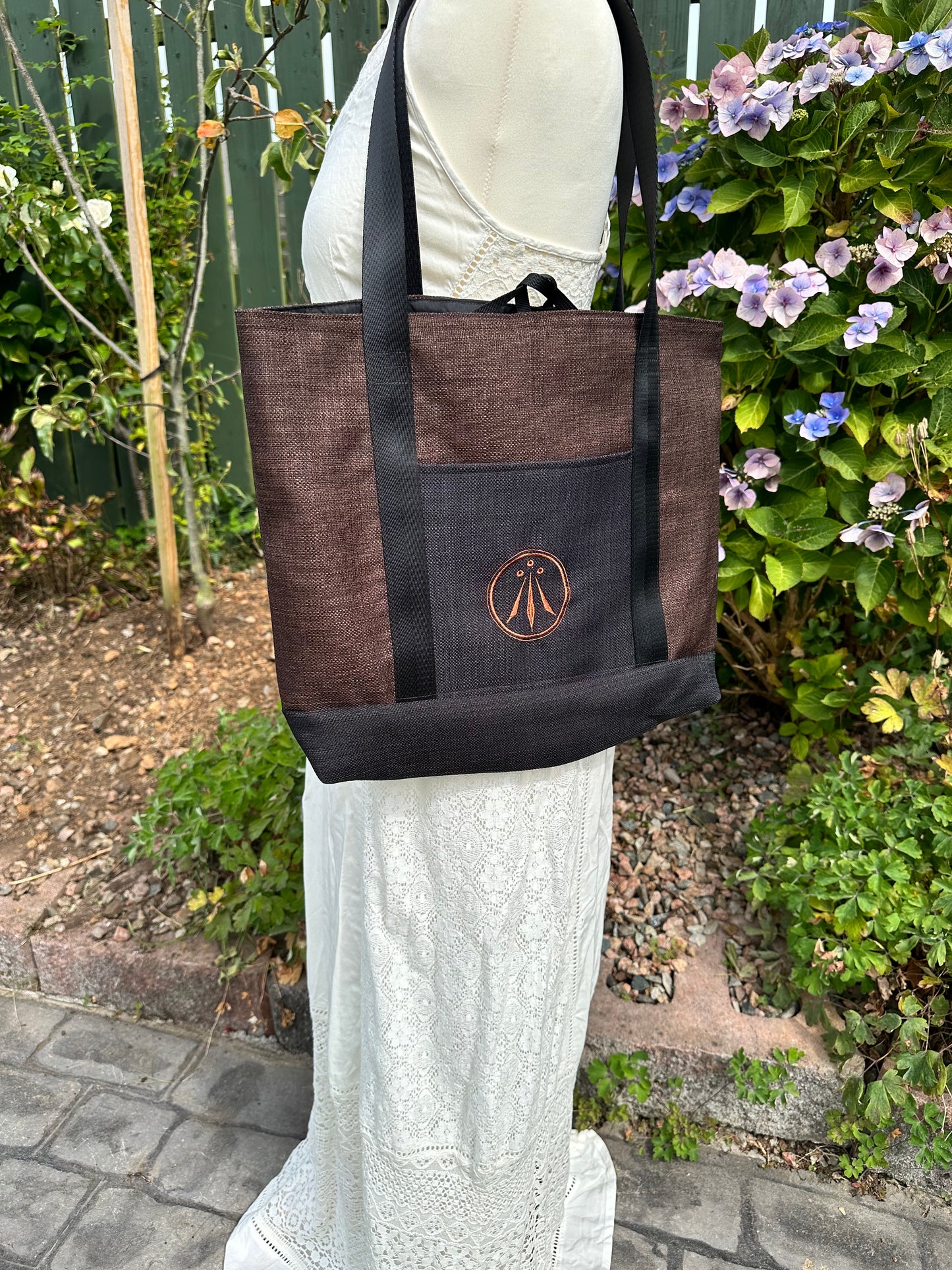 Awen Symbol Handmade Tote Bag
