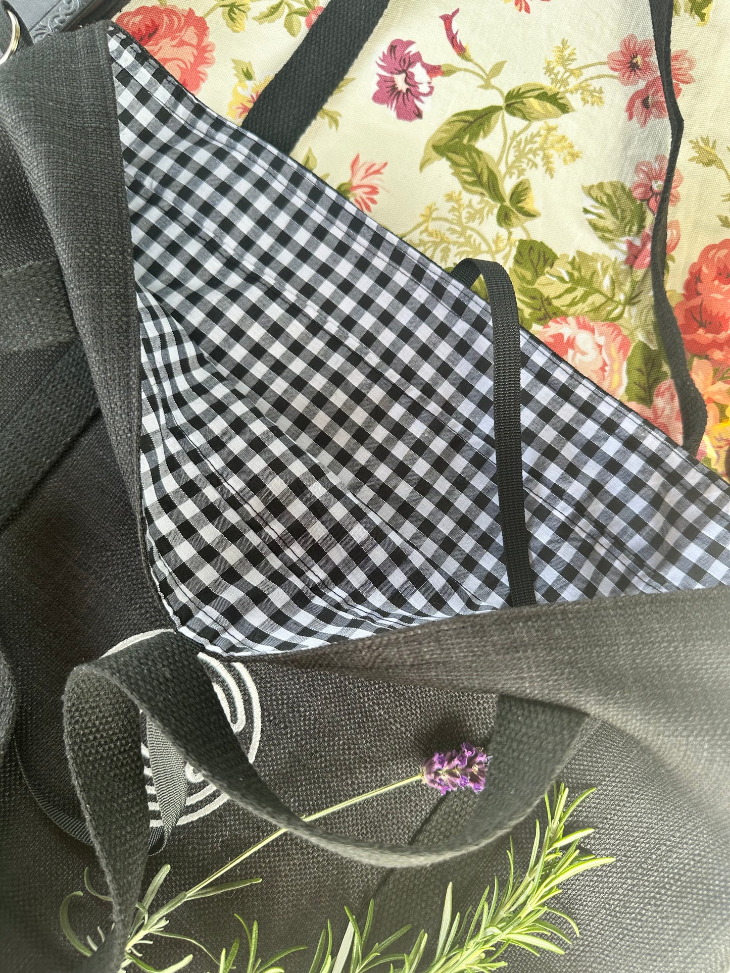 Hecate's Wheel Embroidered Tote Bag