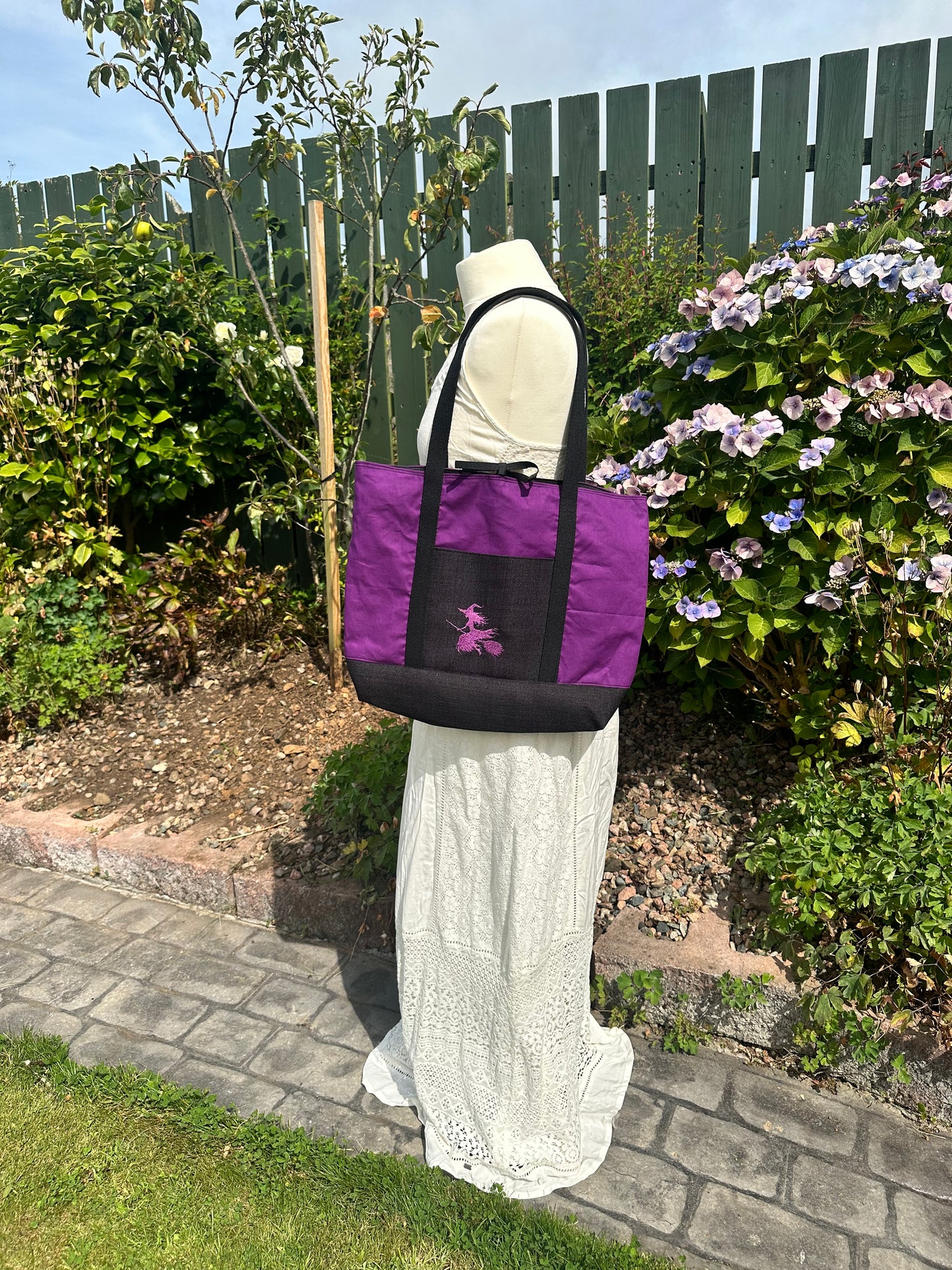 Witchy Shoulder Tote Bag