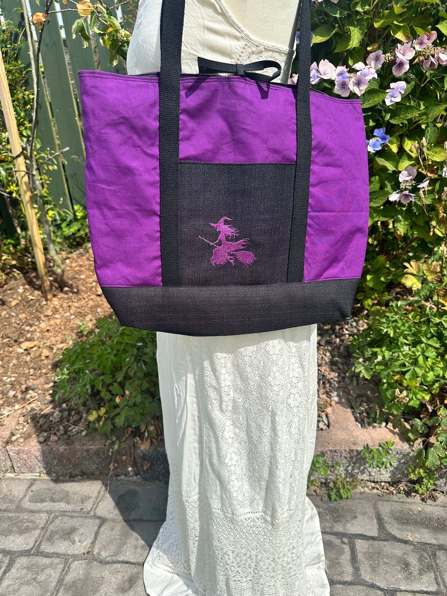 Witchy Shoulder Tote Bag