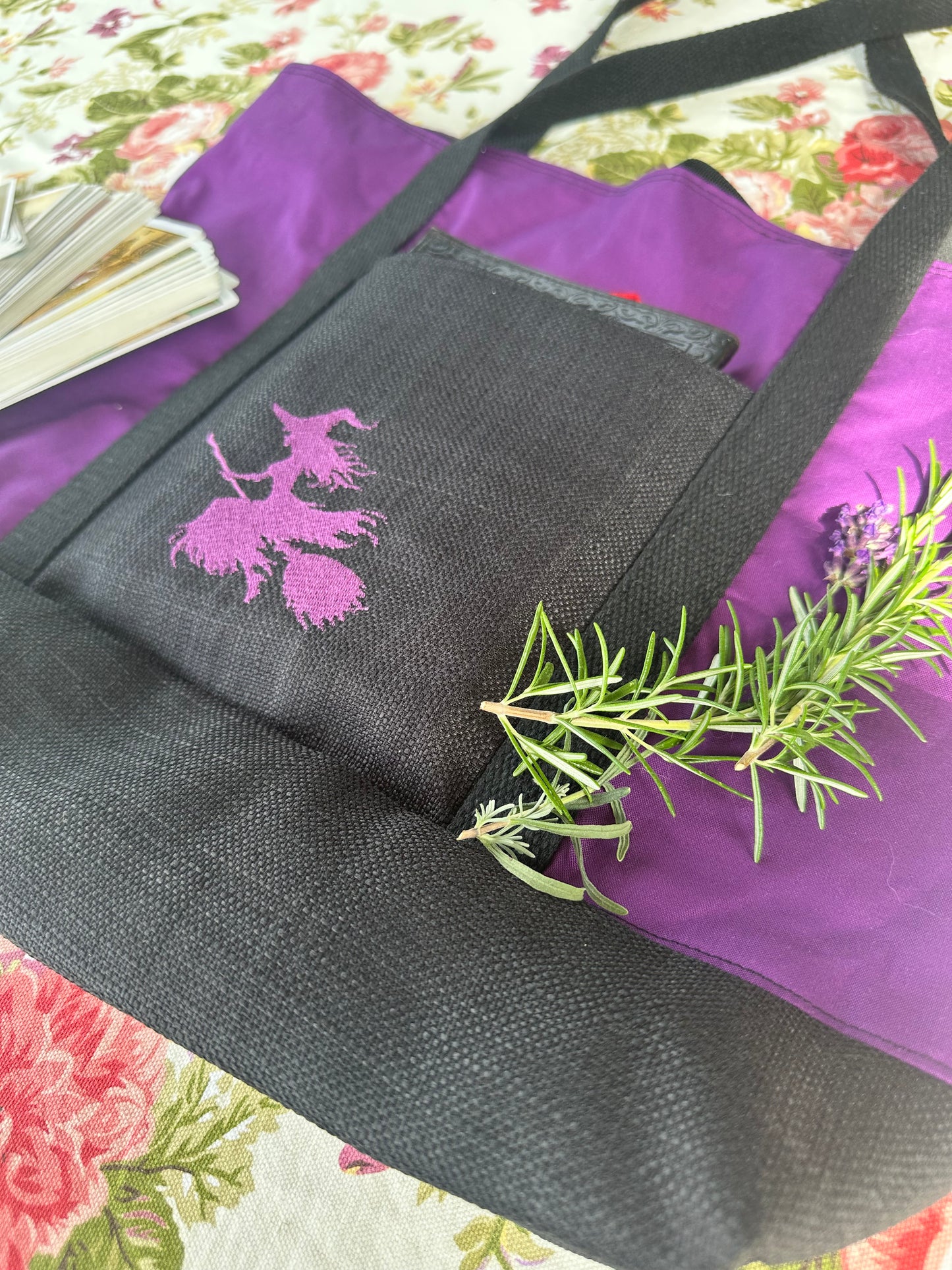 Witchy Shoulder Tote Bag