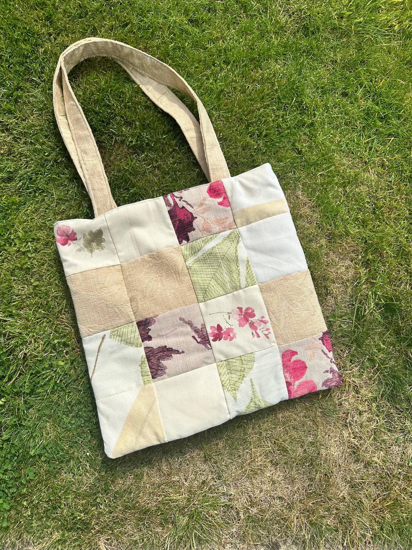 Beautiful Padded Patchwork Bag - OOAK