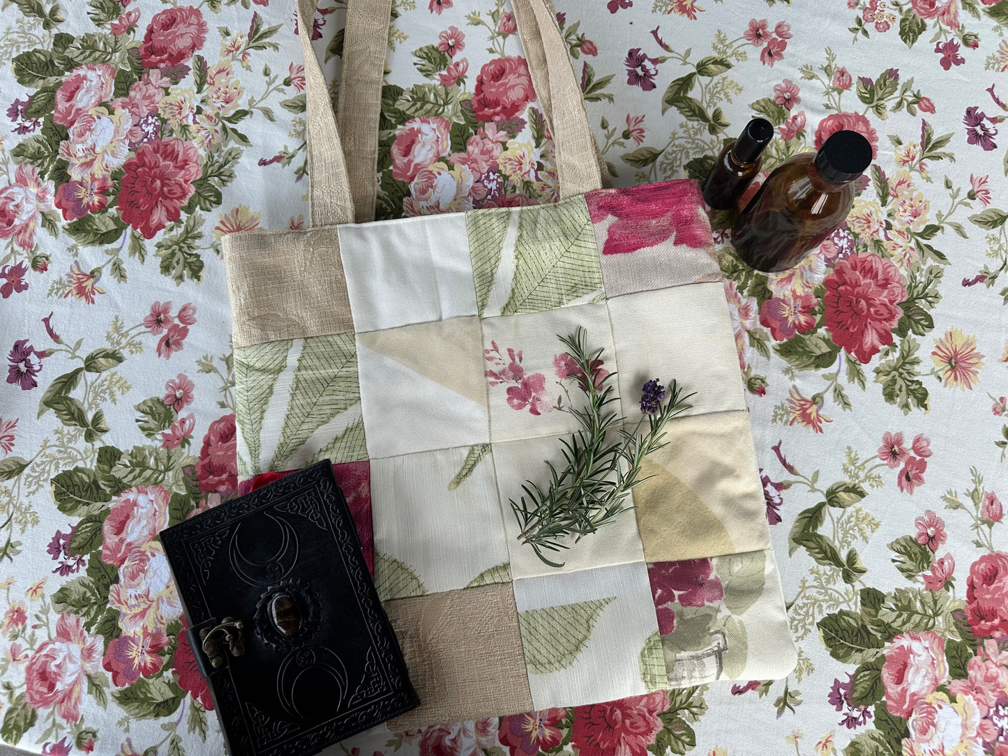 Beautiful Padded Patchwork Bag - OOAK