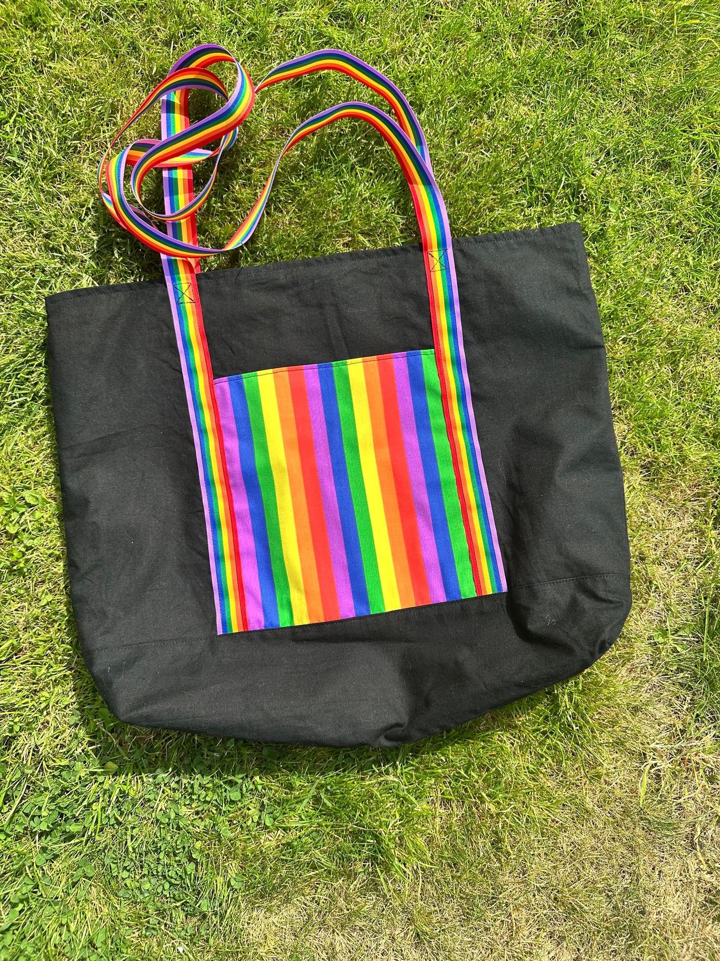 Rainbow Shoulder Tote Bag