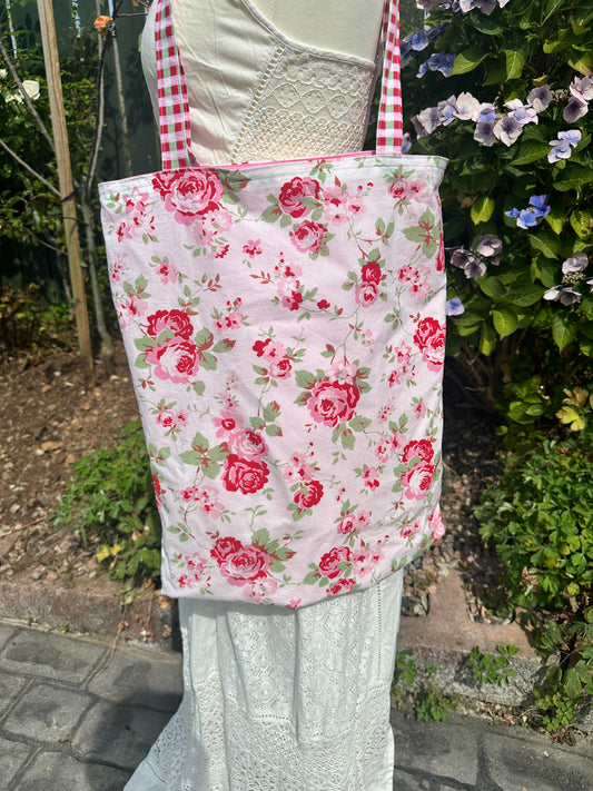 Handmade Cottage Inspired Shoulder Tote