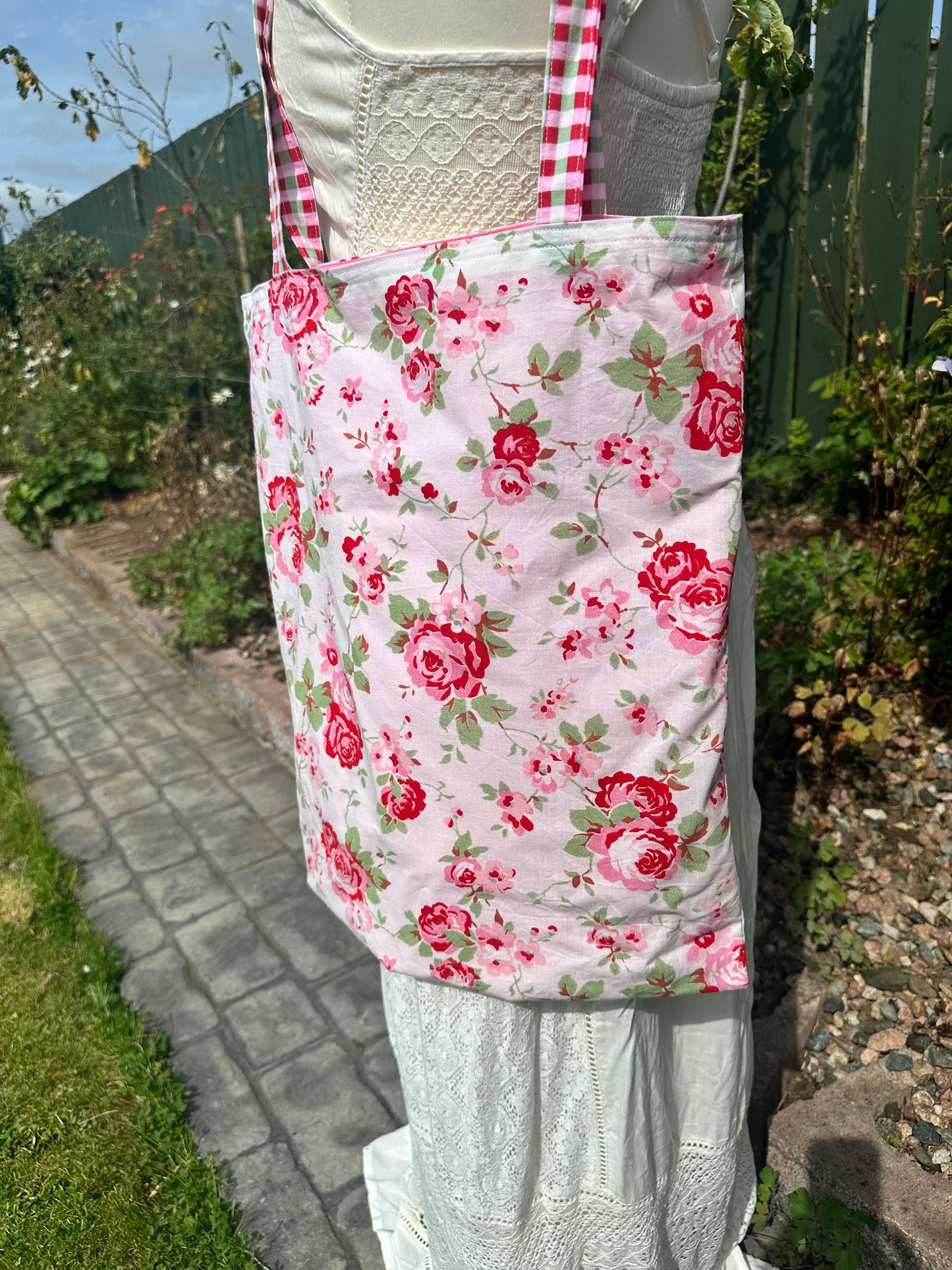 Handmade Cottage Inspired Shoulder Tote