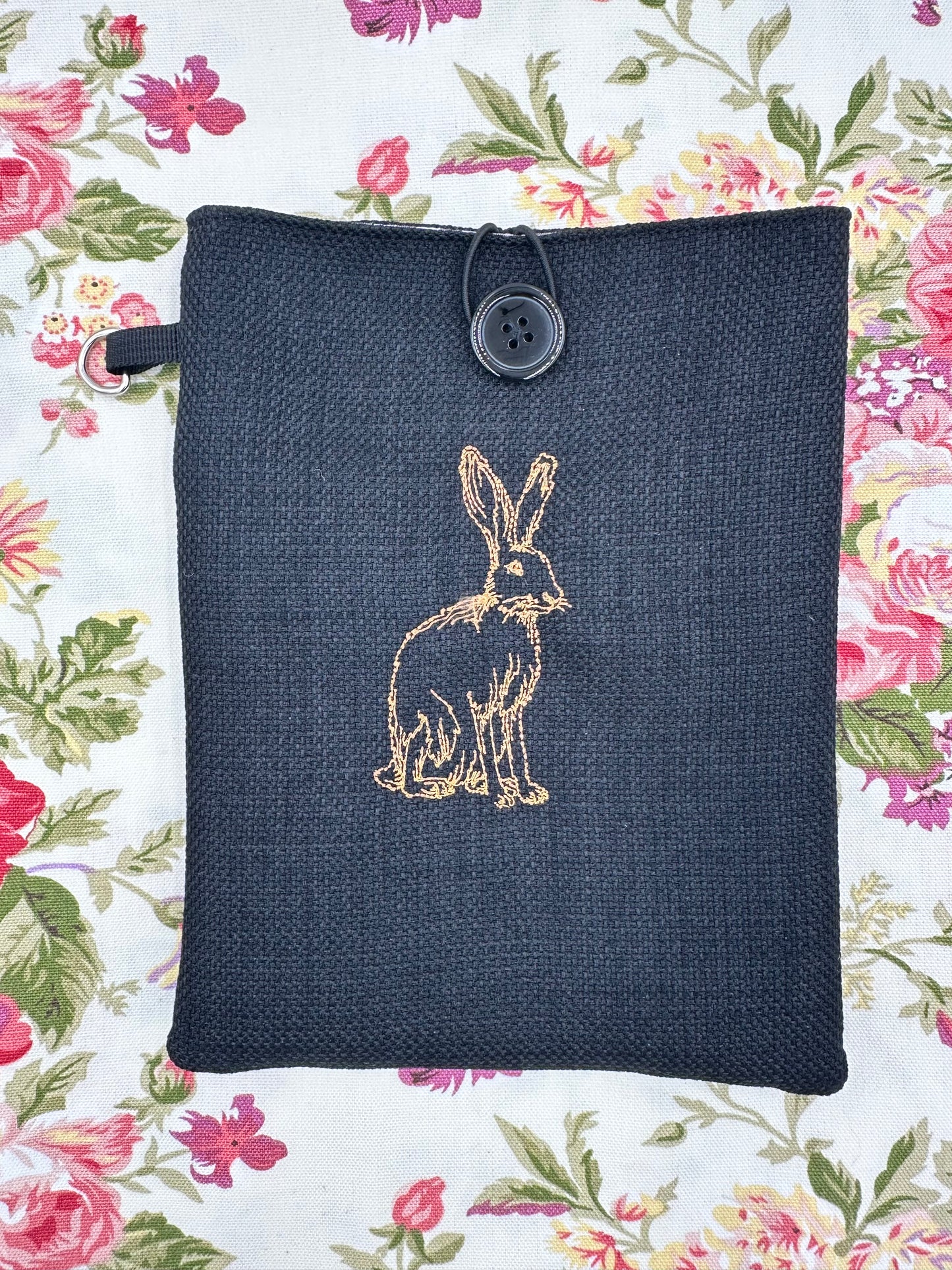 Magical Hare Embroidered Book Sleeve